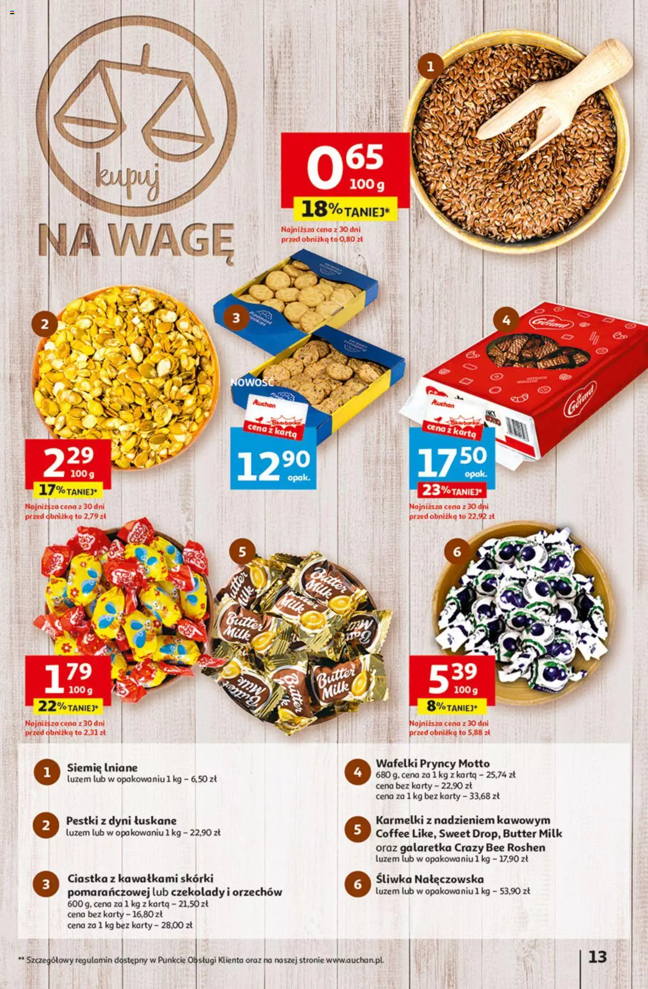 Auchan Tanie Zakupy Hipermarket Gazetka ważna od 10.08.2023 do 16.08.2023 strona 13