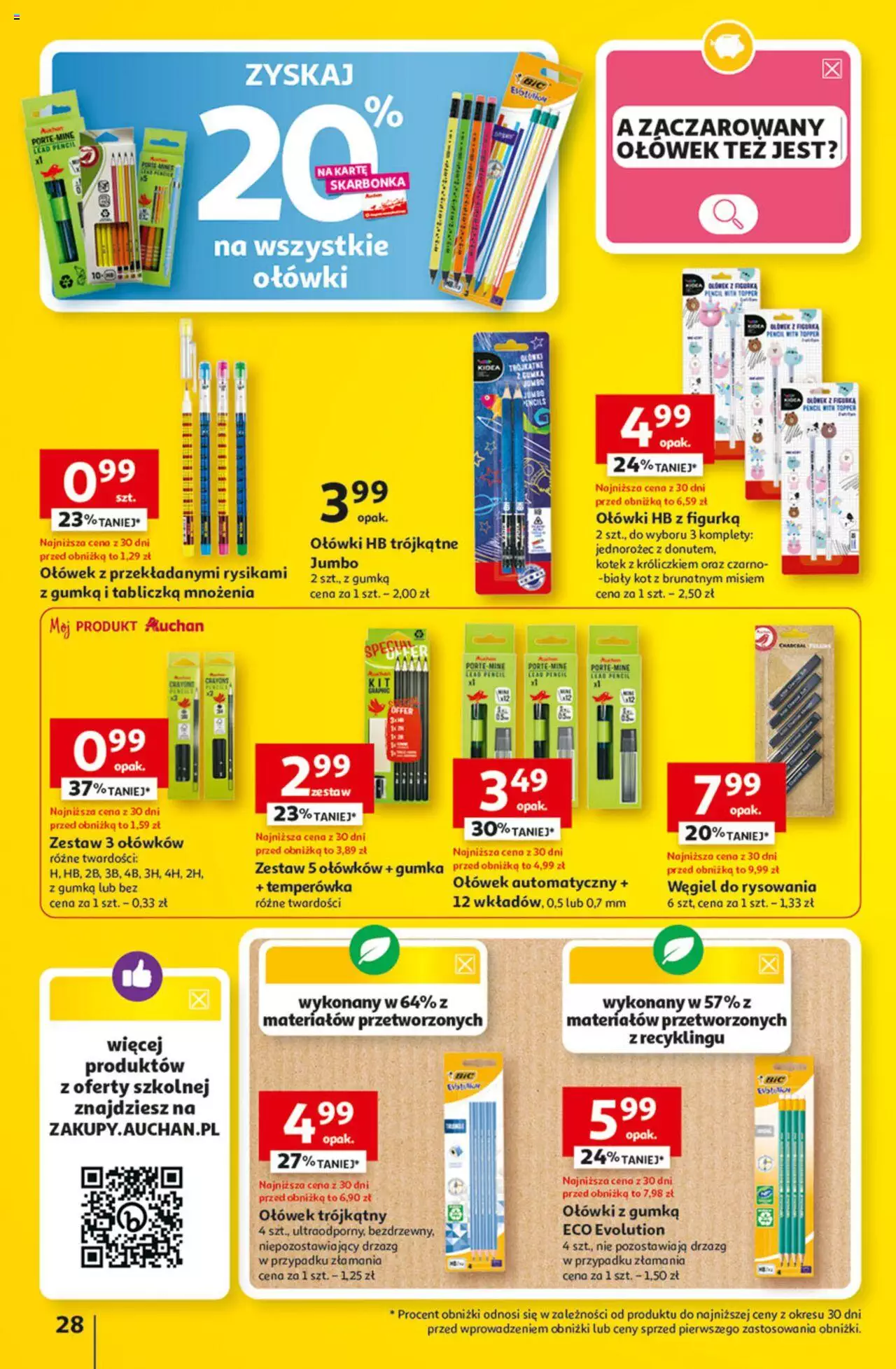 Auchan Tanie Zakupy Hipermarket Gazetka ważna od 10.08.2023 do 16.08.2023 strona 28