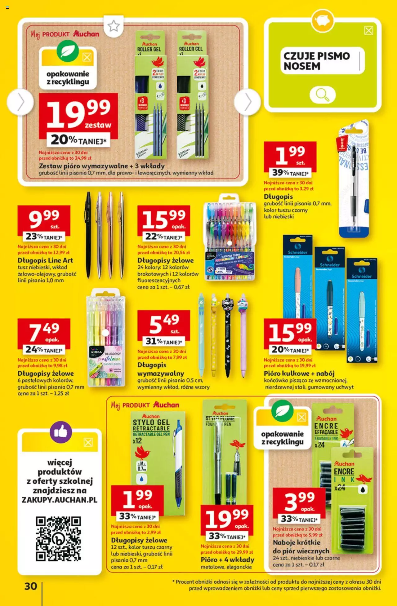 Auchan Tanie Zakupy Hipermarket Gazetka ważna od 10.08.2023 do 16.08.2023 strona 30