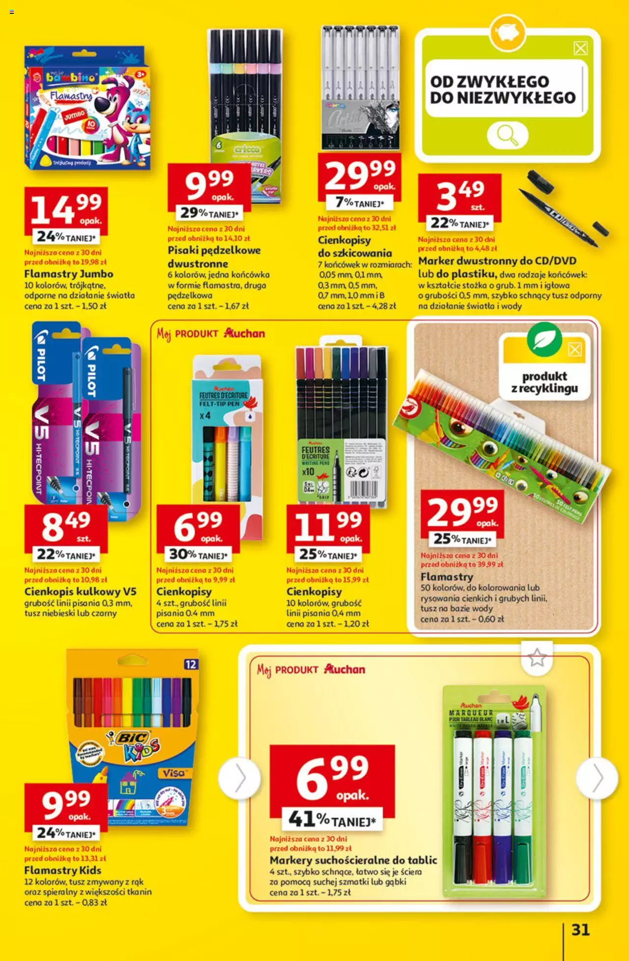 Auchan Tanie Zakupy Hipermarket Gazetka ważna od 10.08.2023 do 16.08.2023 strona 31