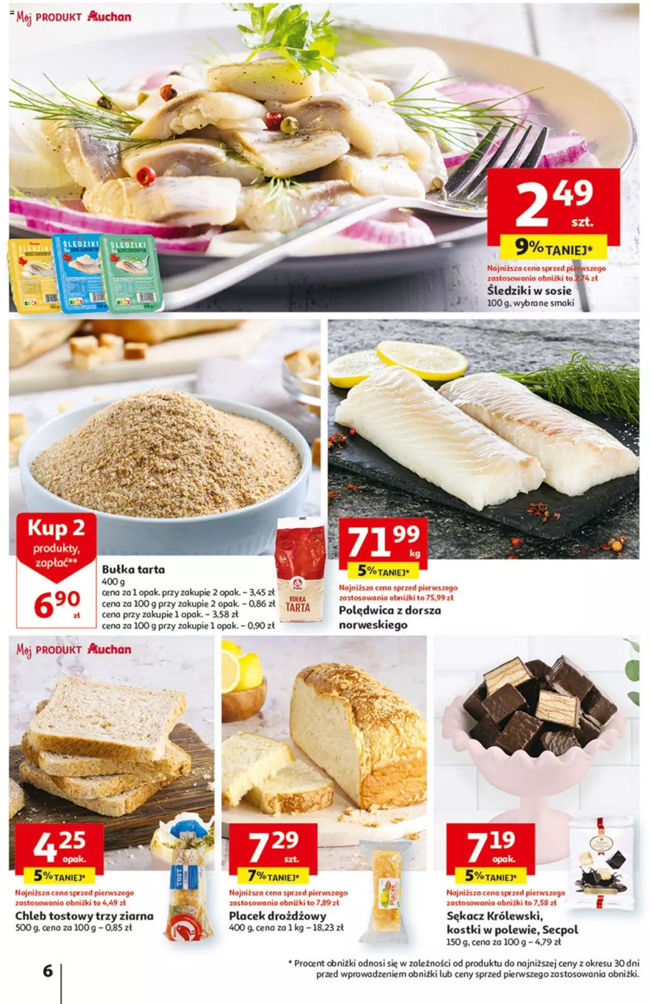 Auchan Tanie Zakupy Hipermarket Gazetka ważna od 10.08.2023 do 16.08.2023 strona 6