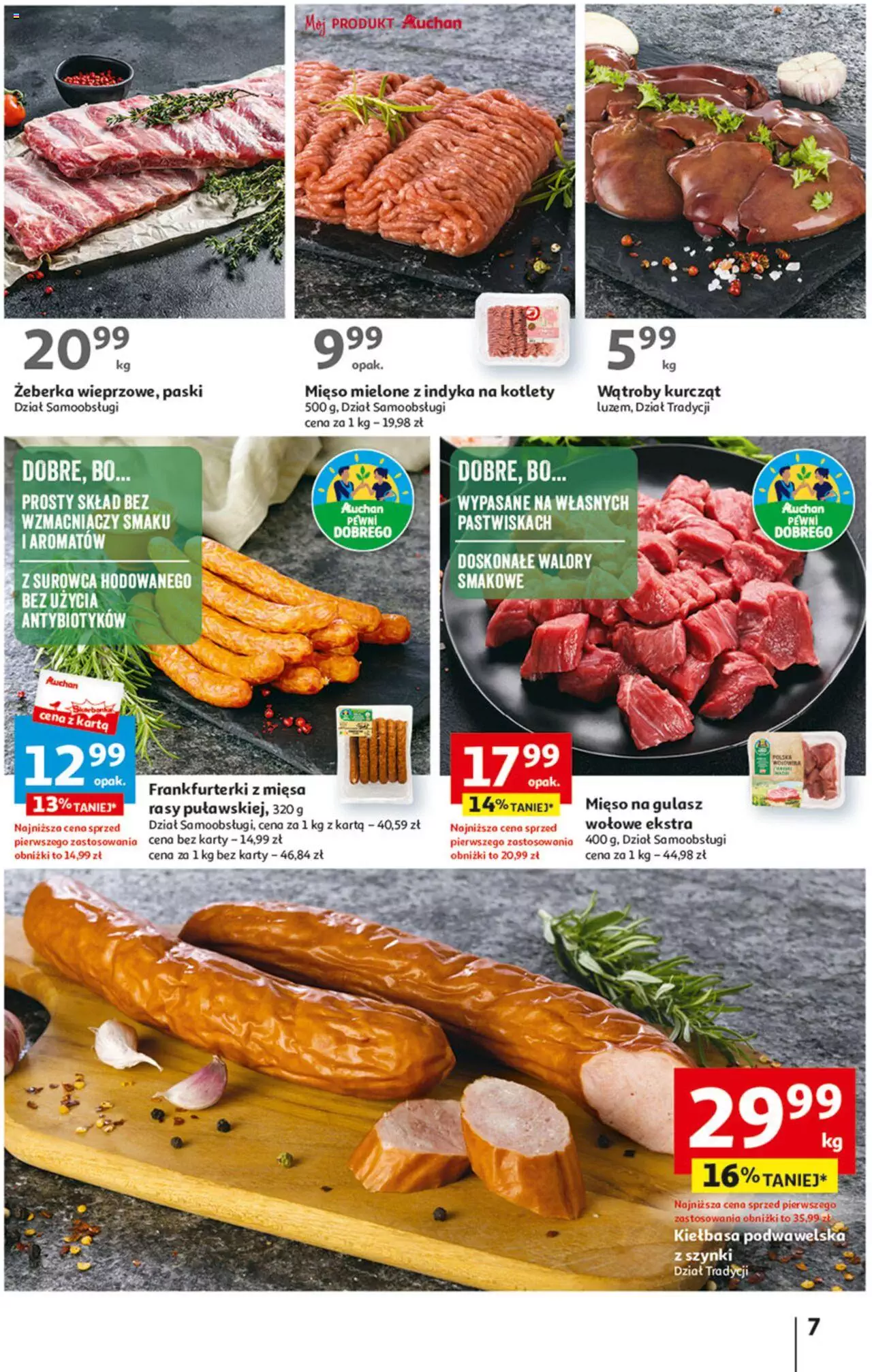 Auchan Tanie Zakupy Hipermarket Gazetka ważna od 10.08.2023 do 16.08.2023 strona 7