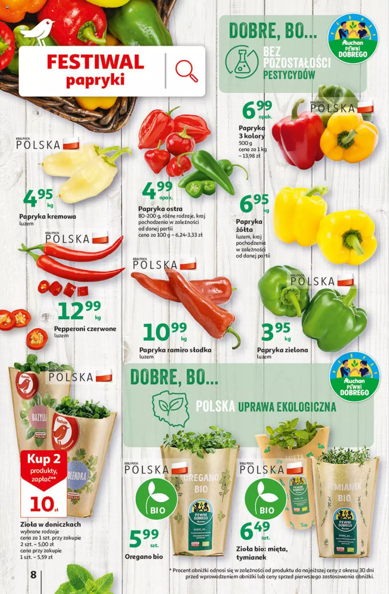 Auchan Tanie Zakupy Hipermarket Gazetka ważna od 10.08.2023 do 16.08.2023 strona 8
