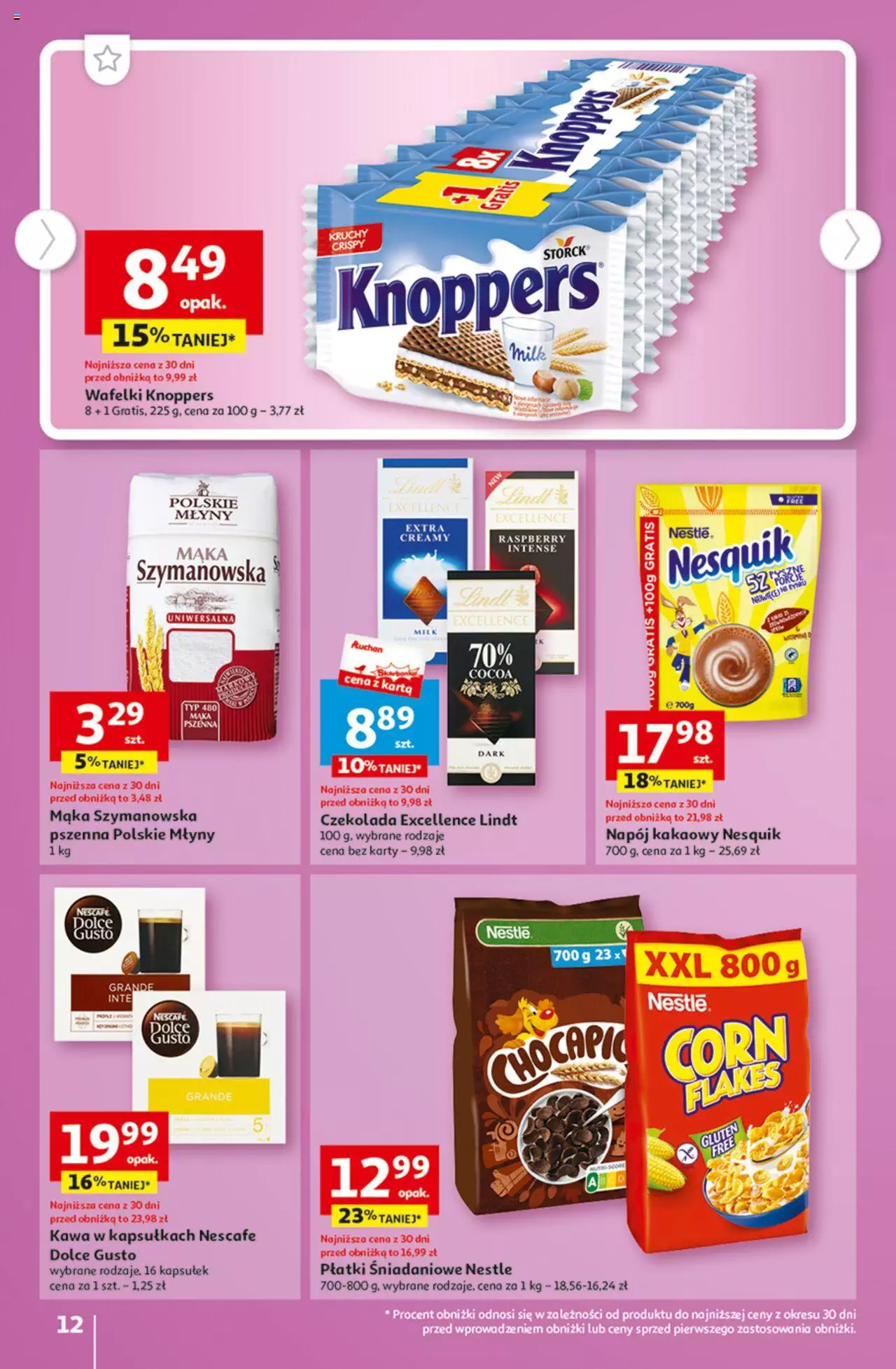 Auchan Tanie Zakupy Hipermarket Gazetka ważna od 24.08.2023 do 30.08.2023 strona 12
