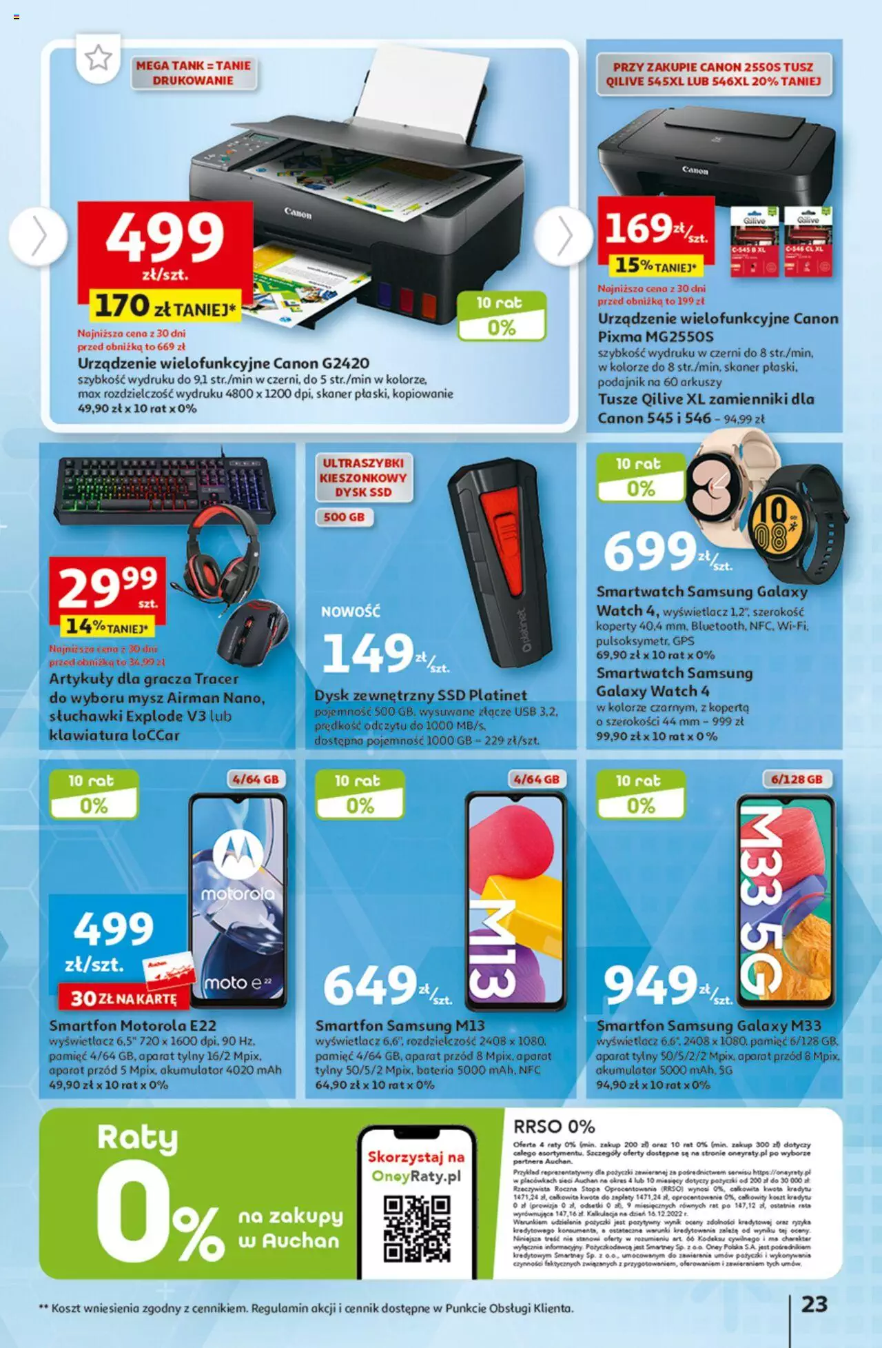 Auchan Tanie Zakupy Hipermarket Gazetka ważna od 24.08.2023 do 30.08.2023 strona 23