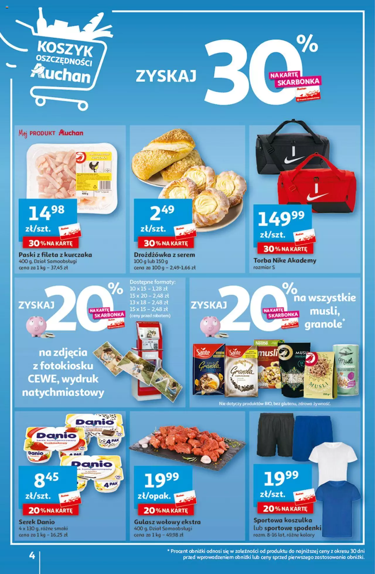 Auchan Tanie Zakupy Hipermarket Gazetka ważna od 24.08.2023 do 30.08.2023 strona 4