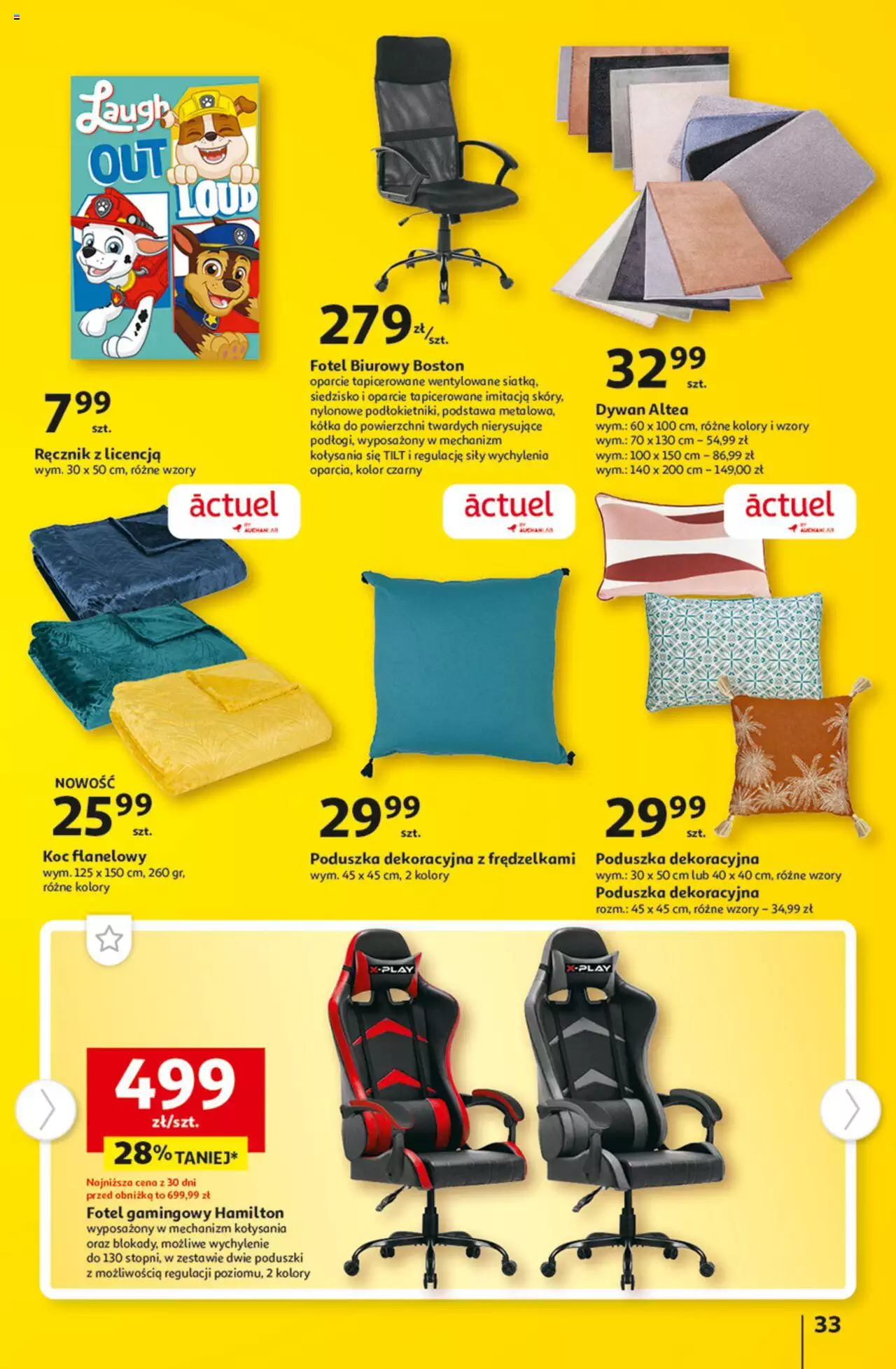 Auchan Tanie Zakupy Hipermarket Gazetka ważna od 24.08.2023 do 30.08.2023 strona 33