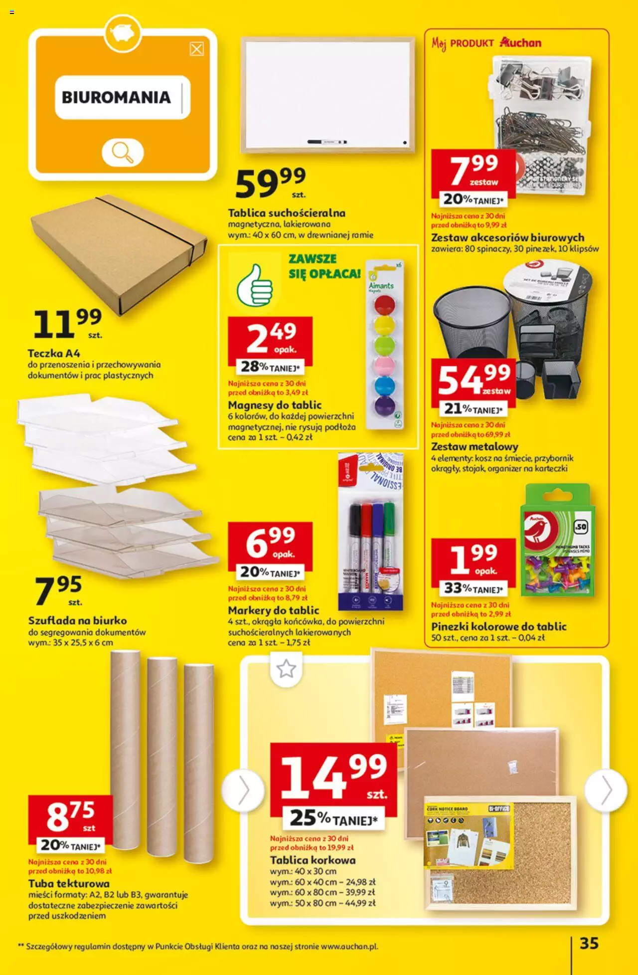 Auchan Tanie Zakupy Hipermarket Gazetka ważna od 24.08.2023 do 30.08.2023 strona 35