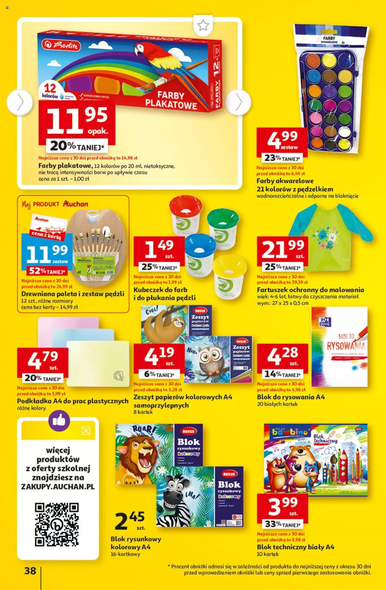Auchan Tanie Zakupy Hipermarket Gazetka ważna od 24.08.2023 do 30.08.2023 strona 38