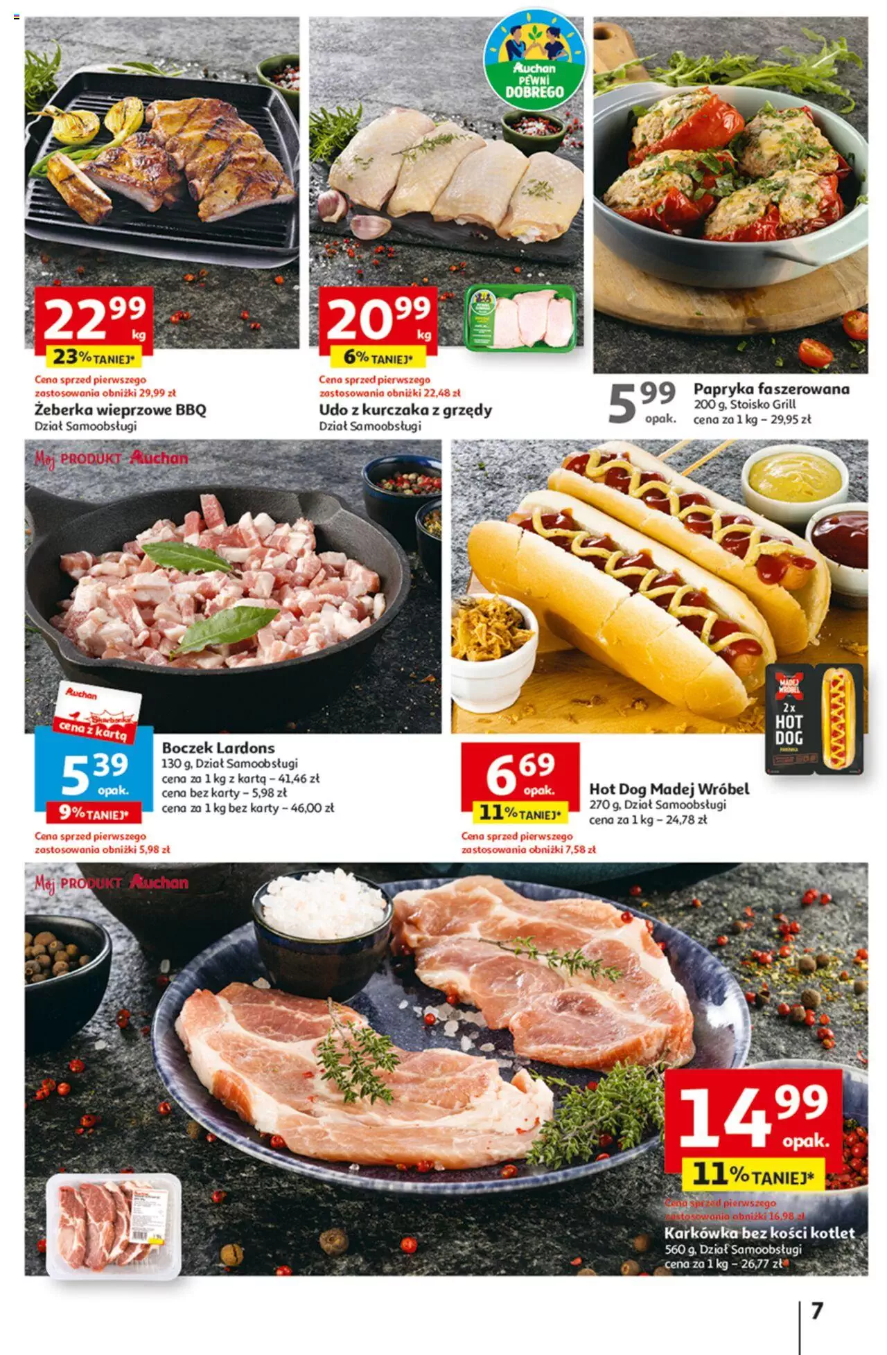 Auchan Tanie Zakupy Hipermarket Gazetka ważna od 24.08.2023 do 30.08.2023 strona 7