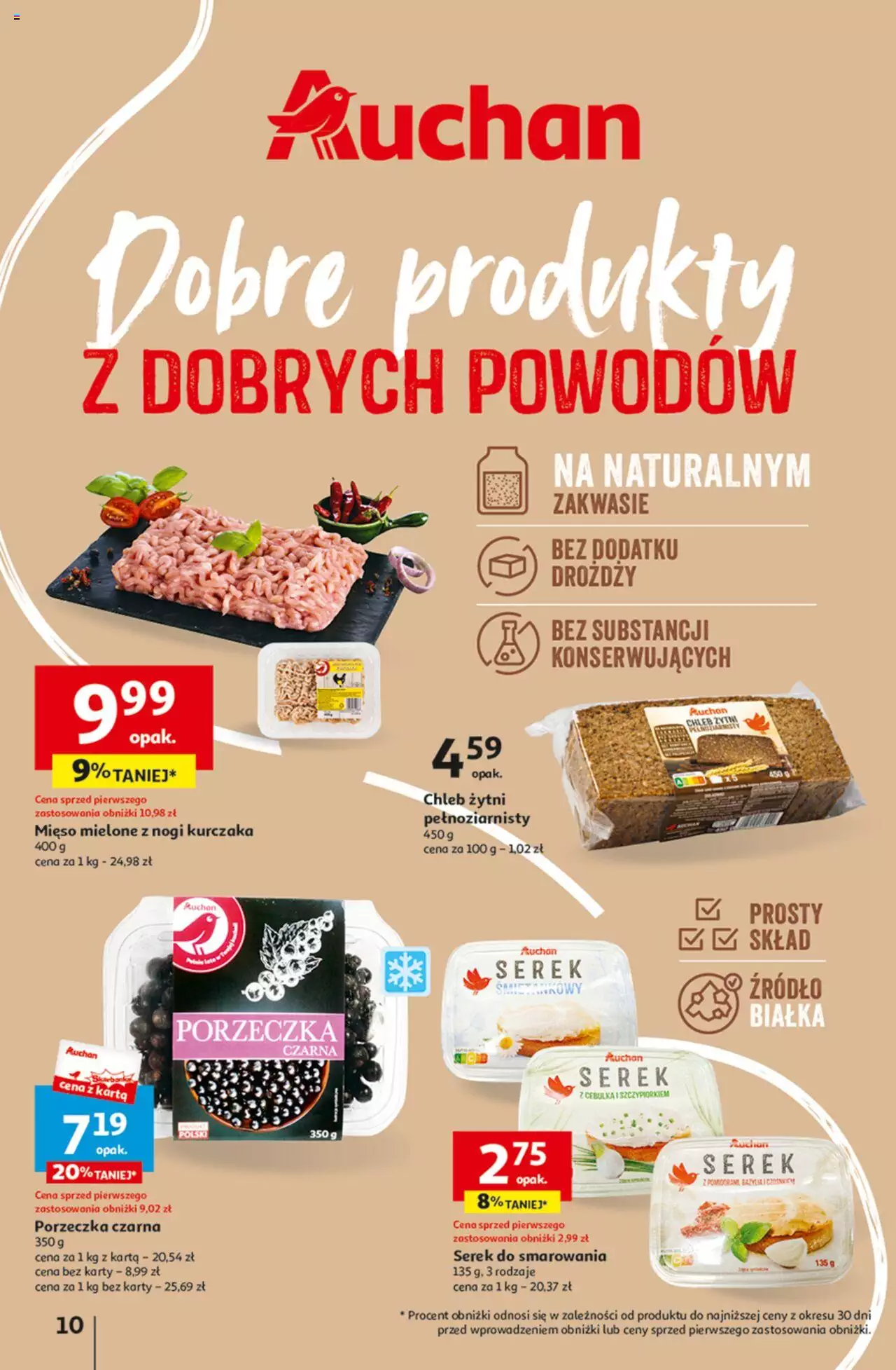 Auchan Tanie Zakupy Hipermarket Gazetka ważna od 24.08.2023 do 30.08.2023 strona 10