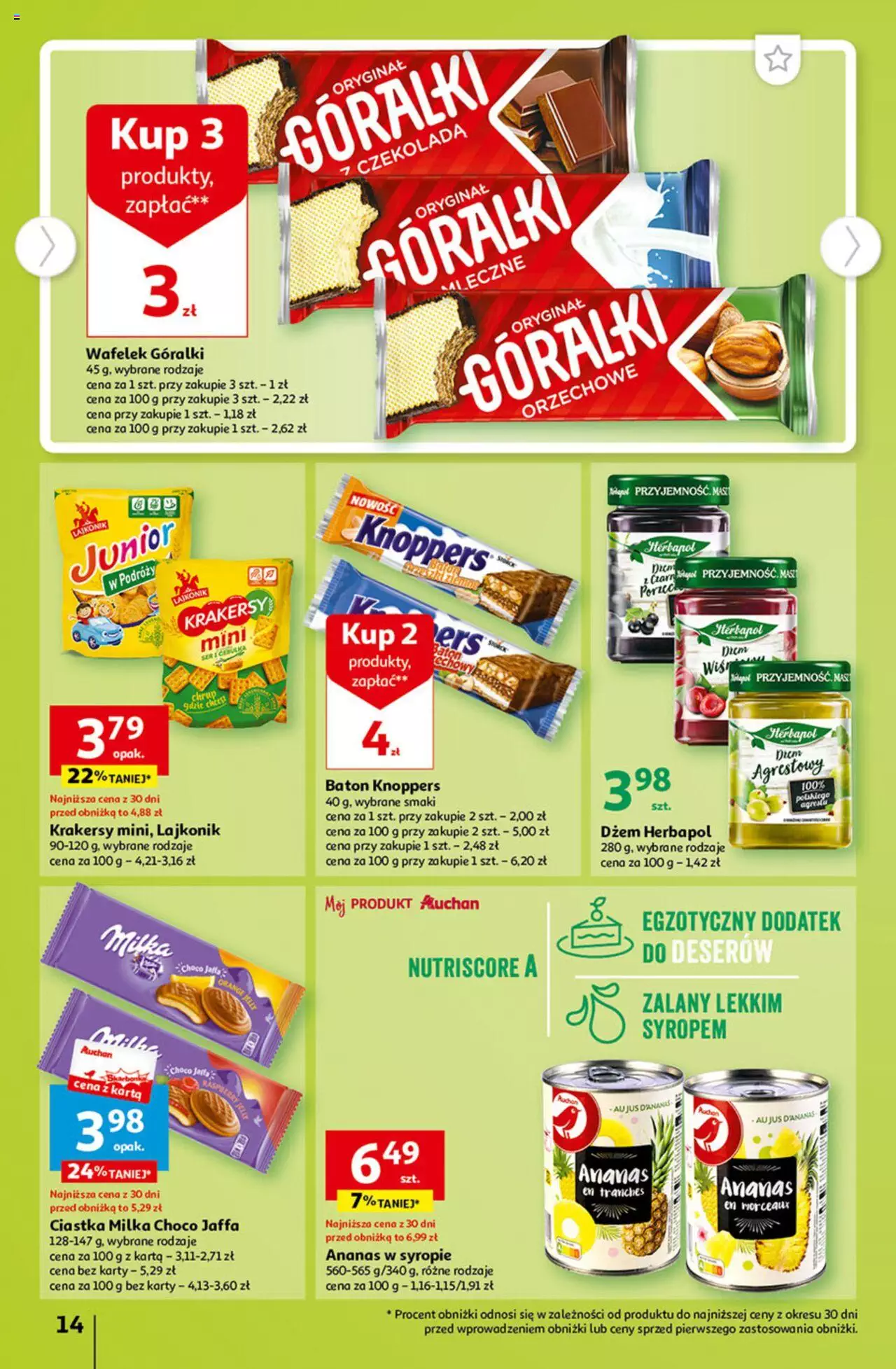 Auchan Tanie Zakupy Hipermarket Gazetka ważna od 27.07.2023 do 02.08.2023 strona 13