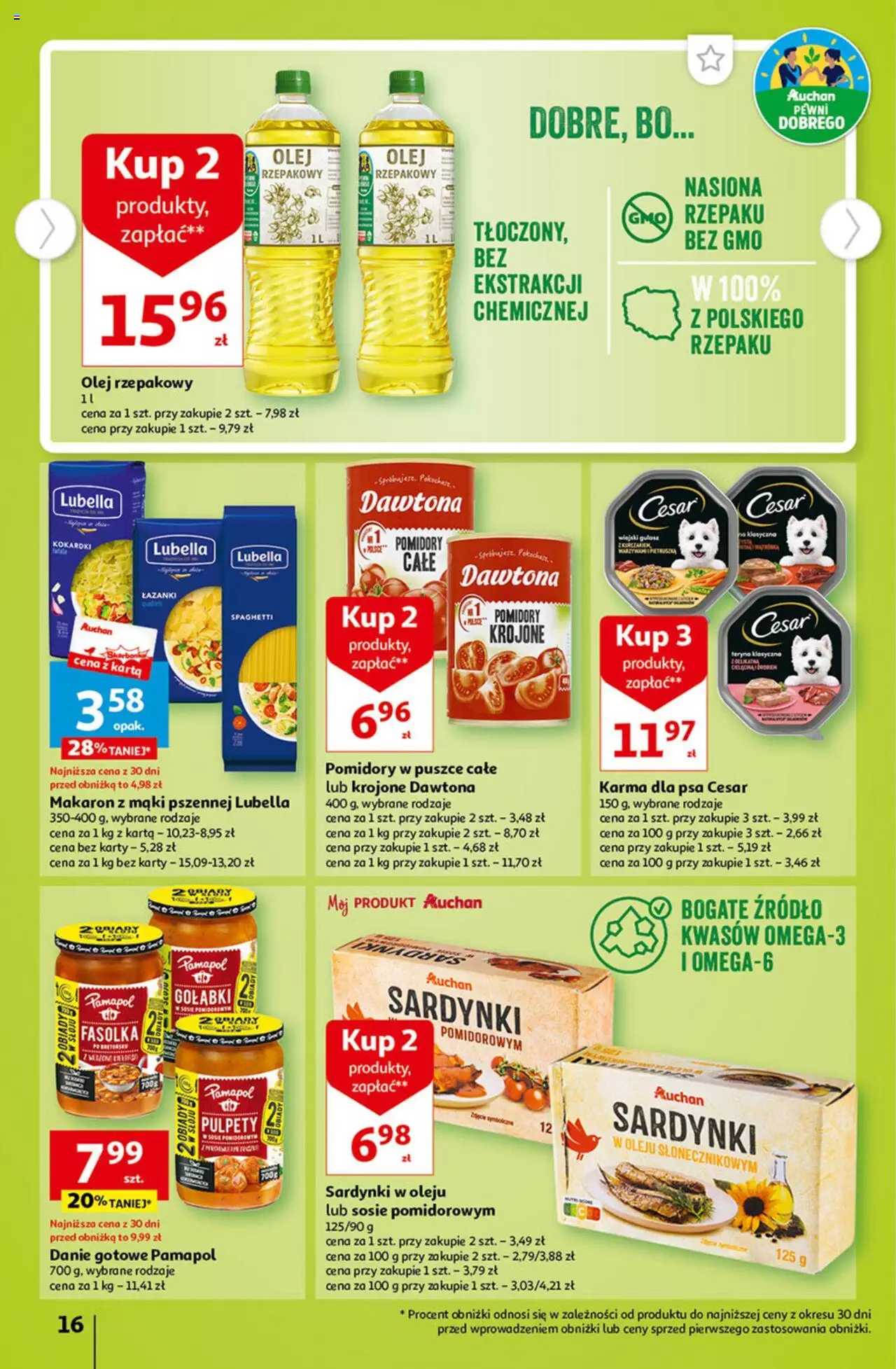 Auchan Tanie Zakupy Hipermarket Gazetka ważna od 27.07.2023 do 02.08.2023 strona 15