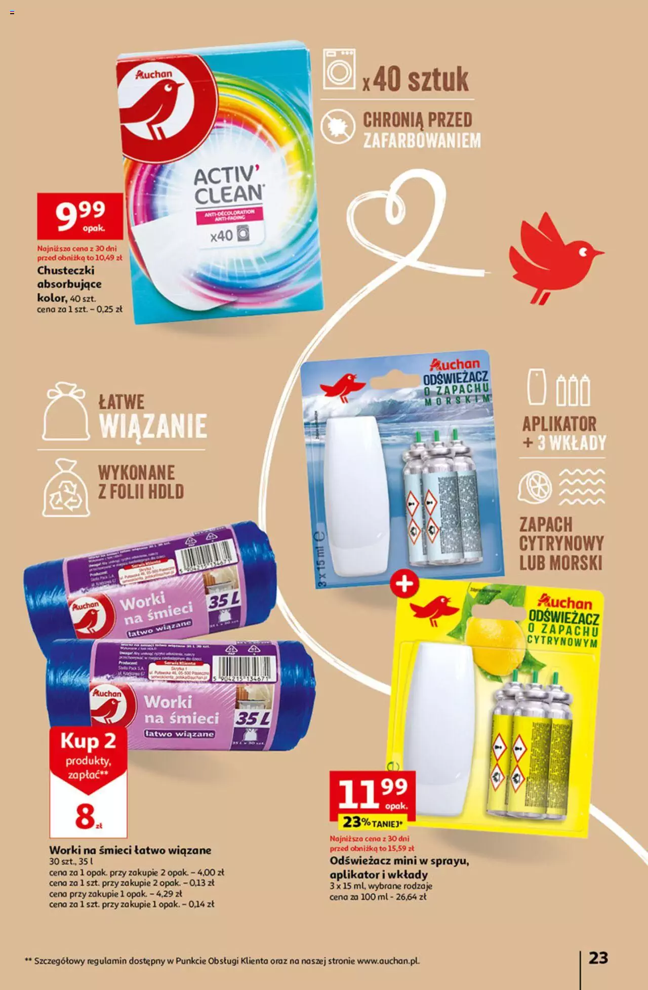 Auchan Tanie Zakupy Hipermarket Gazetka ważna od 27.07.2023 do 02.08.2023 strona 22