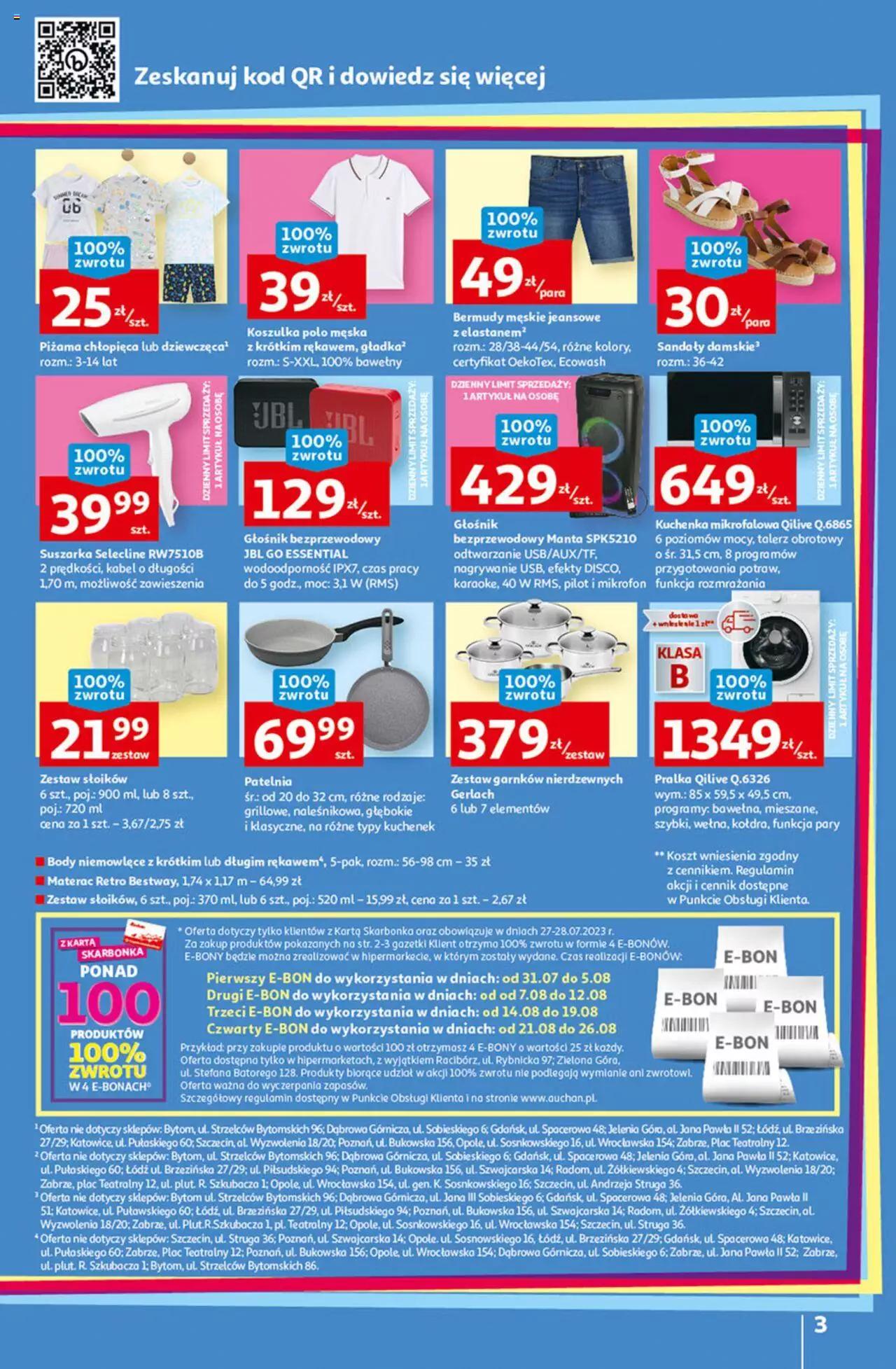 Auchan Tanie Zakupy Hipermarket Gazetka ważna od 27.07.2023 do 02.08.2023 strona 27