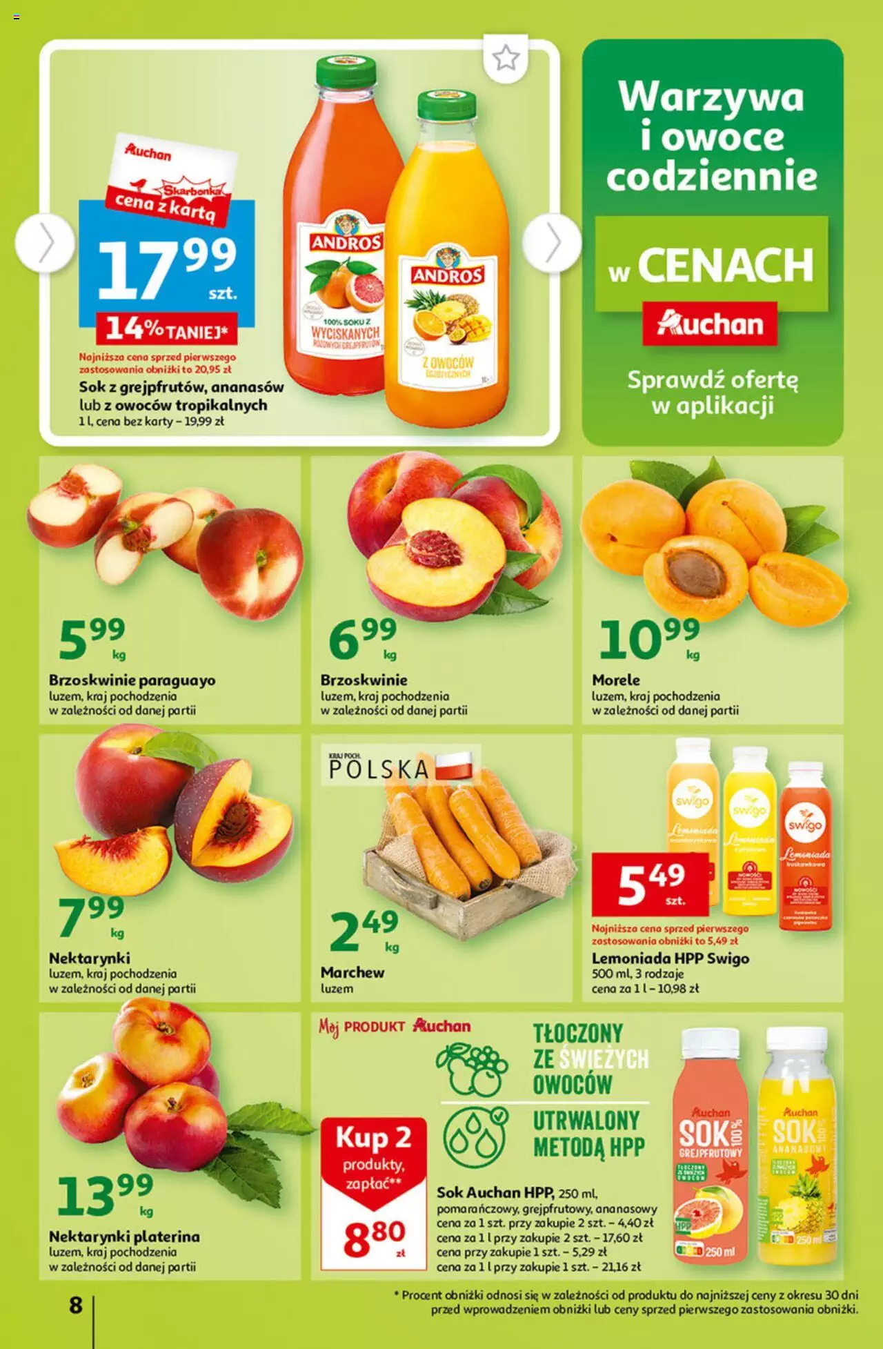 Auchan Tanie Zakupy Hipermarket Gazetka ważna od 27.07.2023 do 02.08.2023 strona 7