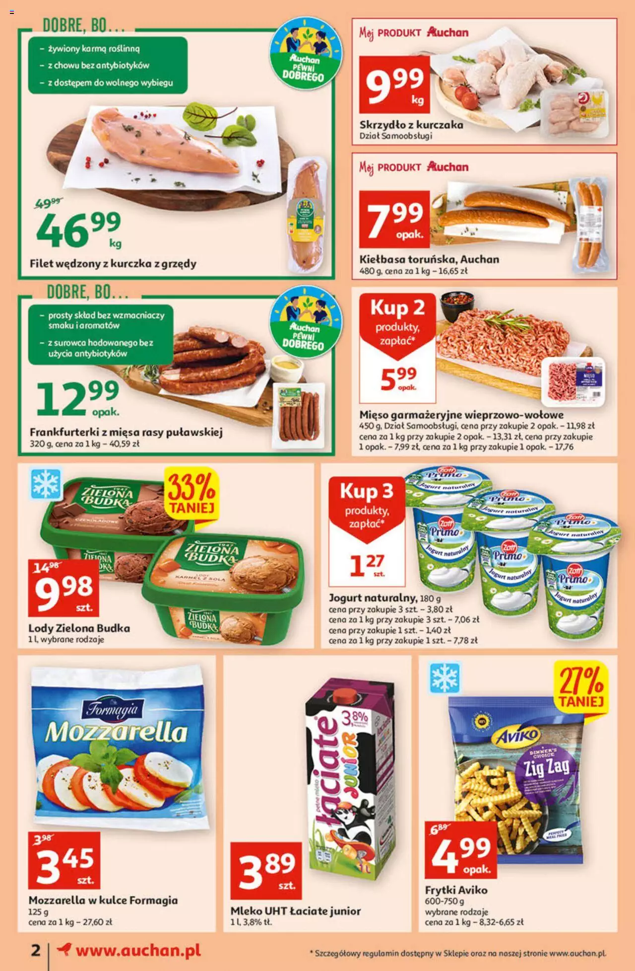 Auchan Tygodniowe przeNISKIE CENY moje Auchan gazetka ważna od  11.08.2022 do 17.08.2022 strona 2