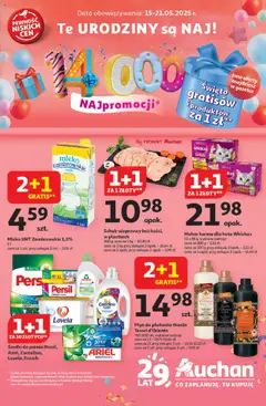Auchan Urodziny Są Naj Gazetka ważna od 15.05.2025 do 21.05.2025 strona 1