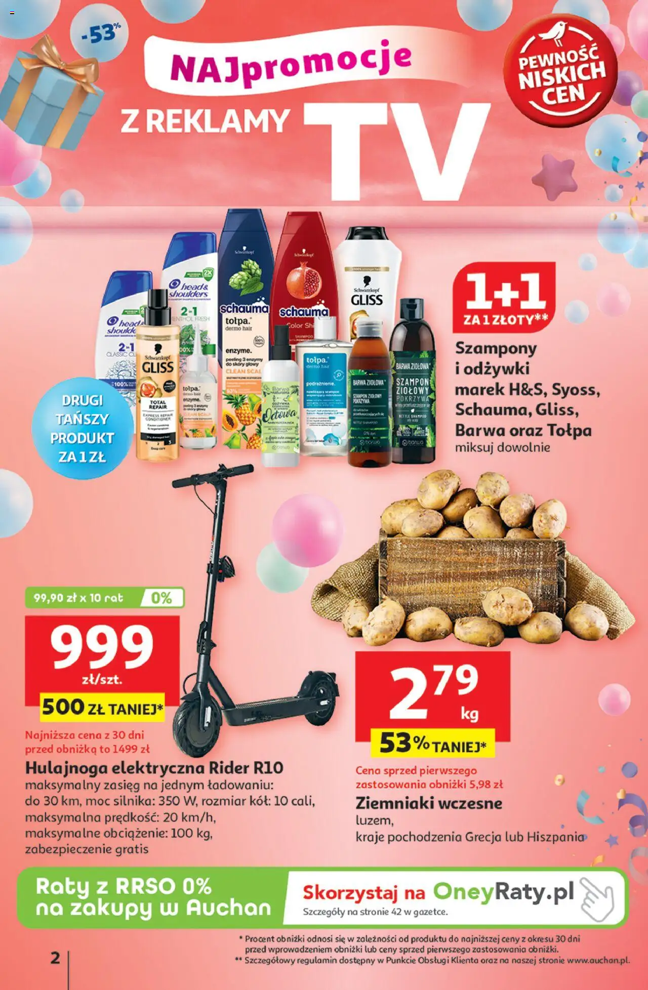 Auchan Urodziny Są Naj Hipermarket Gazetka ważna od 15.05.2025 do 21.05.2025 strona 2