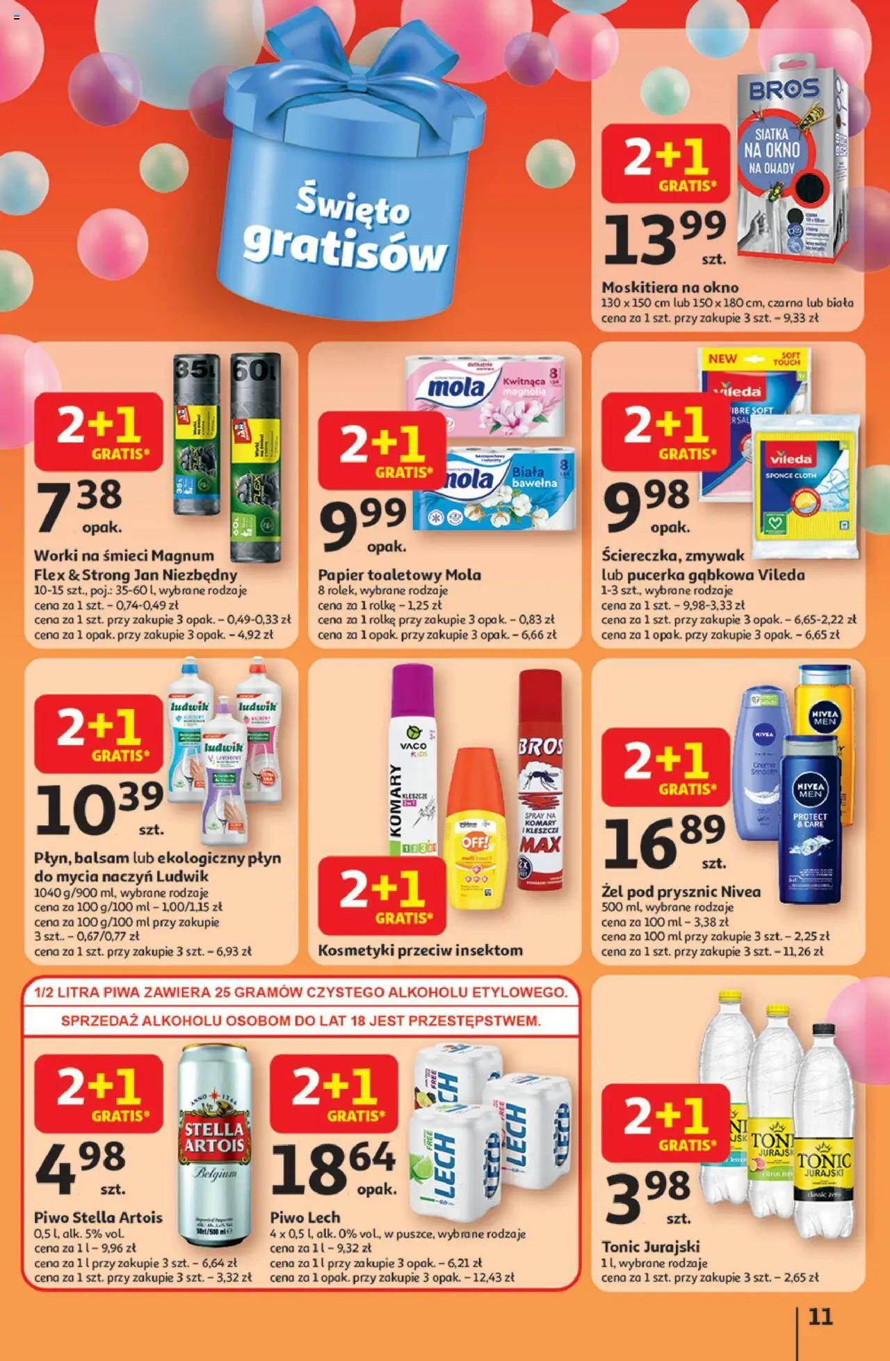 Auchan Urodziny Są Naj Hipermarket Gazetka ważna od 15.05.2025 do 21.05.2025 strona 11