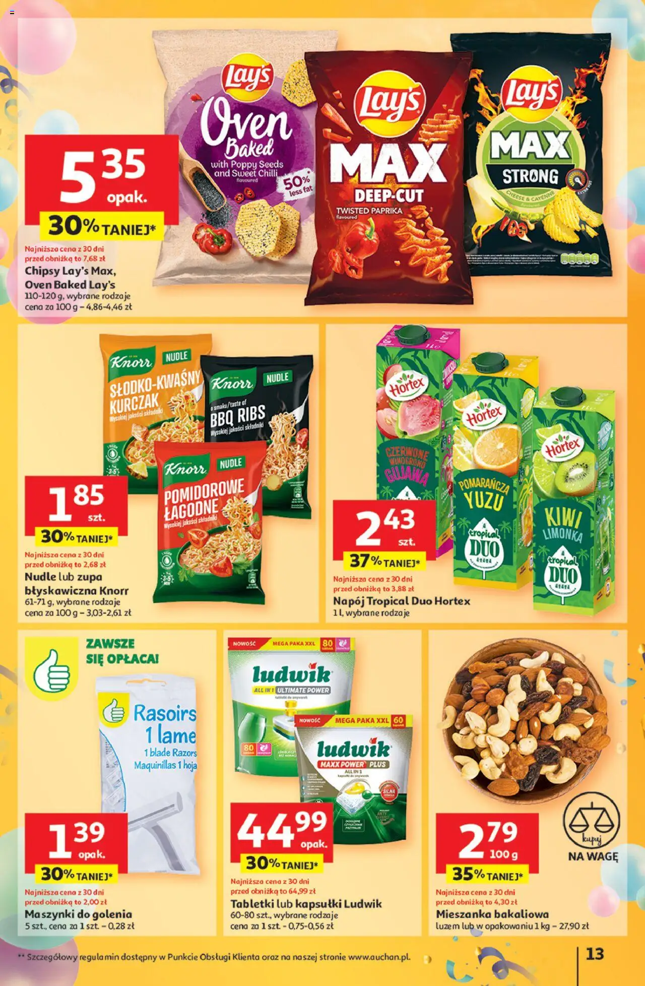 Auchan Urodziny Są Naj Hipermarket Gazetka ważna od 15.05.2025 do 21.05.2025 strona 13
