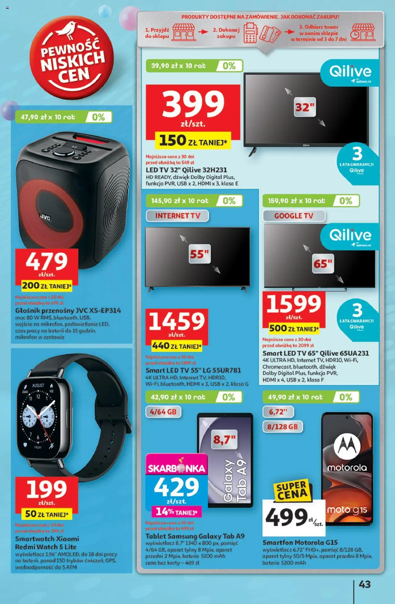 Auchan Urodziny Są Naj Hipermarket Gazetka ważna od 15.05.2025 do 21.05.2025 strona 47