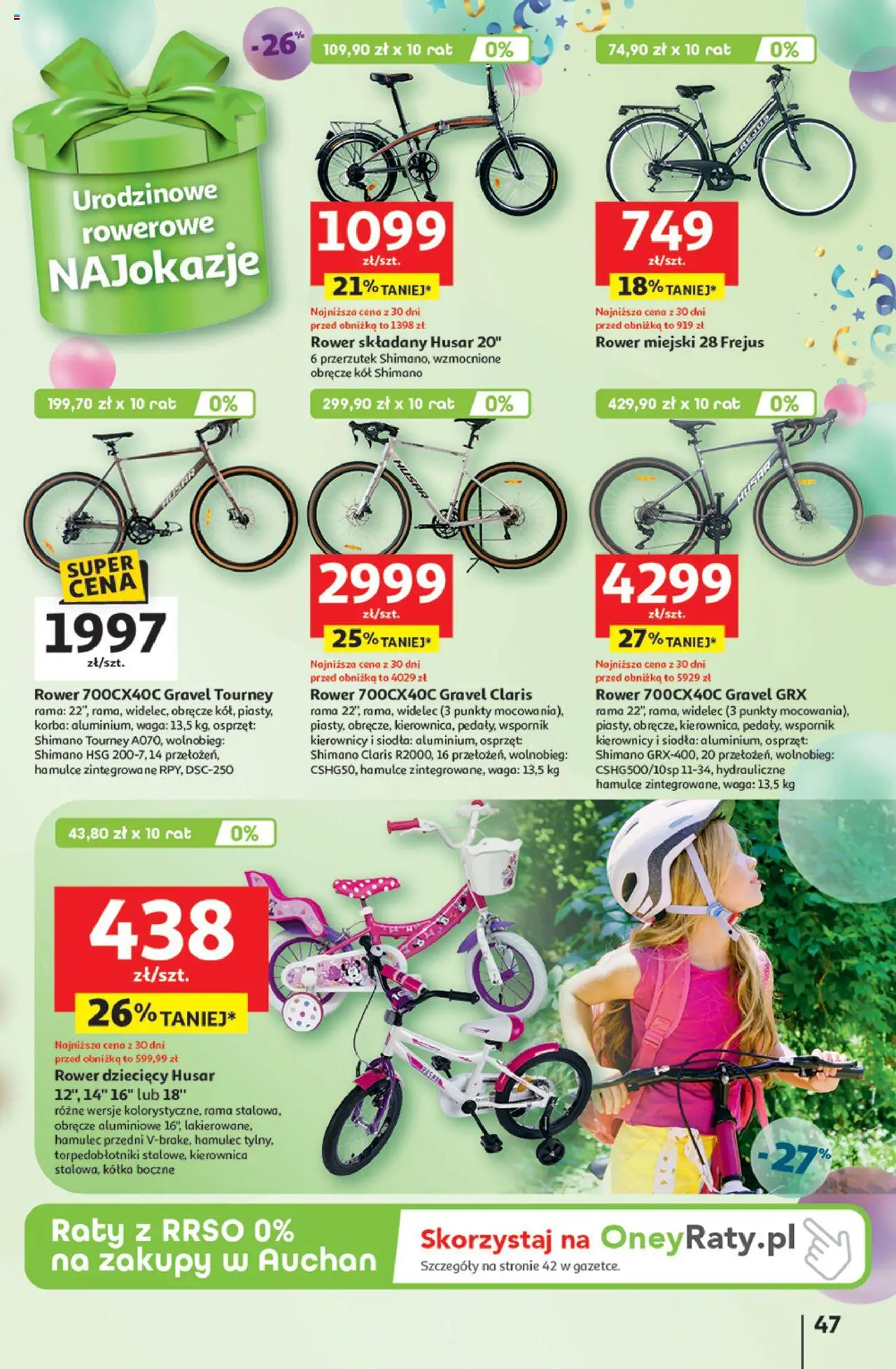 Auchan Urodziny Są Naj Hipermarket Gazetka ważna od 15.05.2025 do 21.05.2025 strona 51