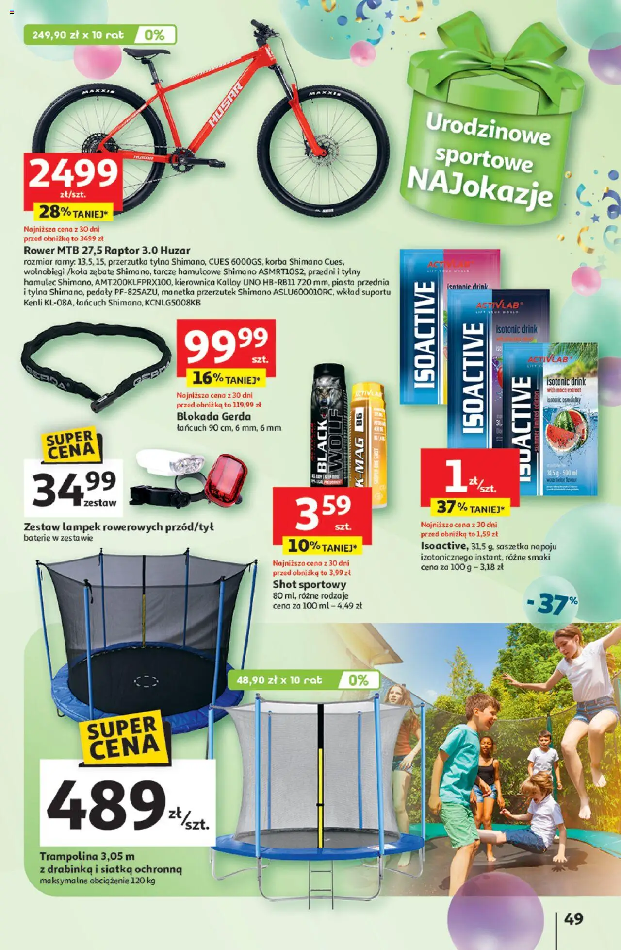 Auchan Urodziny Są Naj Hipermarket Gazetka ważna od 15.05.2025 do 21.05.2025 strona 53
