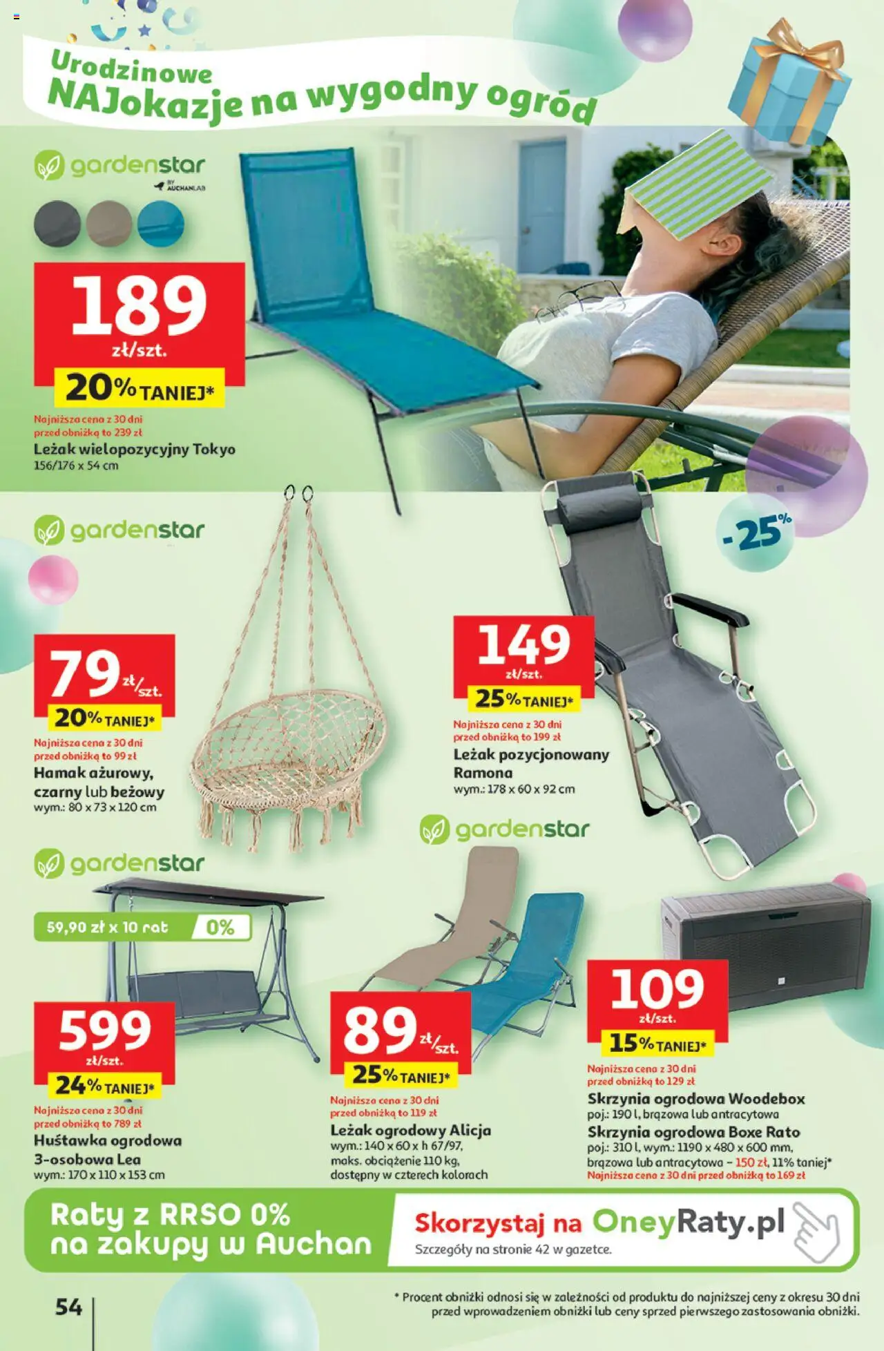 Auchan Urodziny Są Naj Hipermarket Gazetka ważna od 15.05.2025 do 21.05.2025 strona 58
