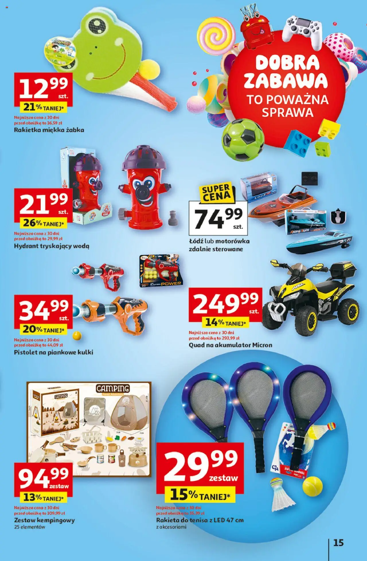 Auchan Uśmiech mamy? Zaplanowany! Hipermarket Gazetka ważna od 22.05.2025 do 28.05.2025 strona 15