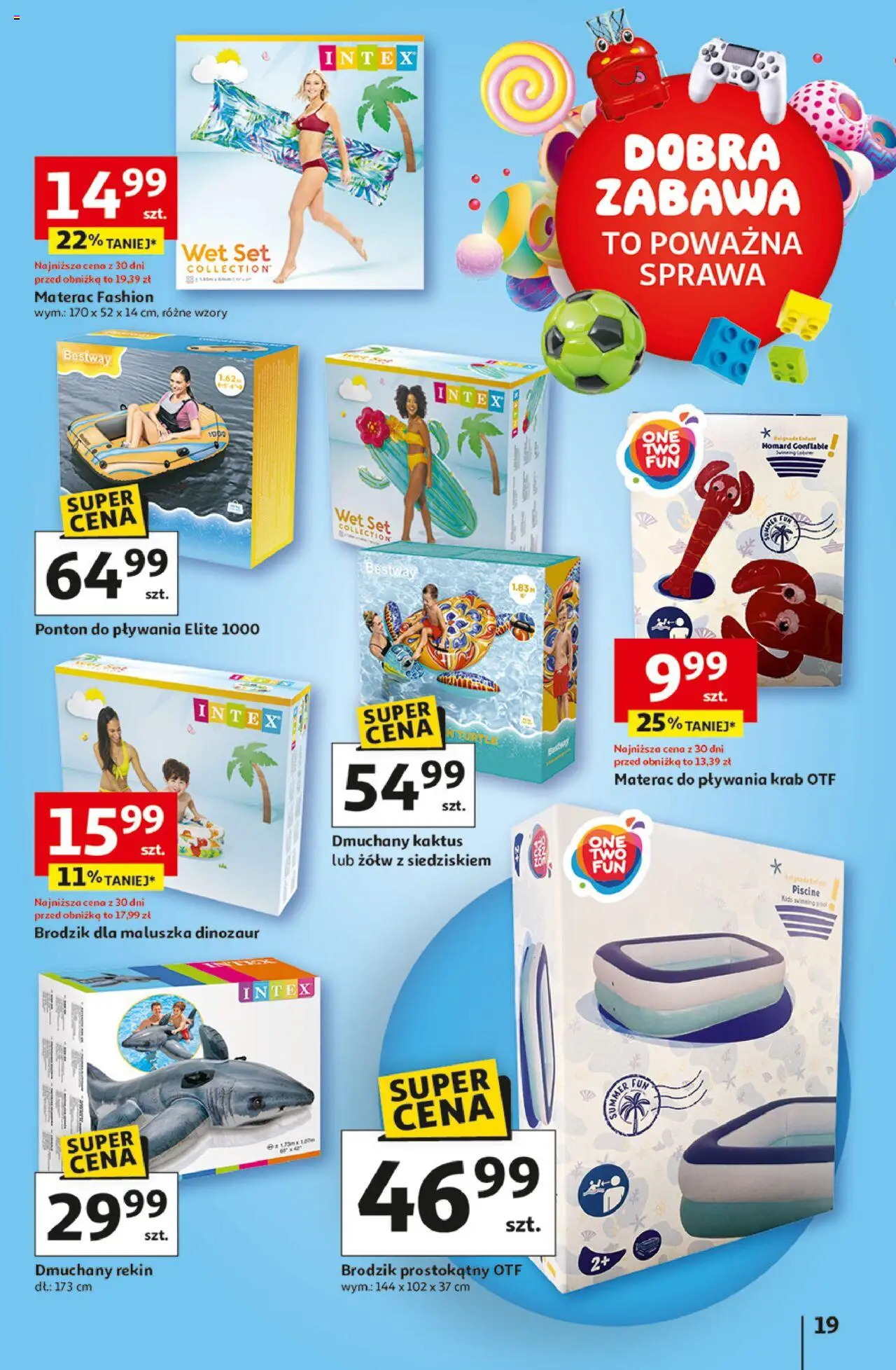 Auchan Uśmiech mamy? Zaplanowany! Hipermarket Gazetka ważna od 22.05.2025 do 28.05.2025 strona 19