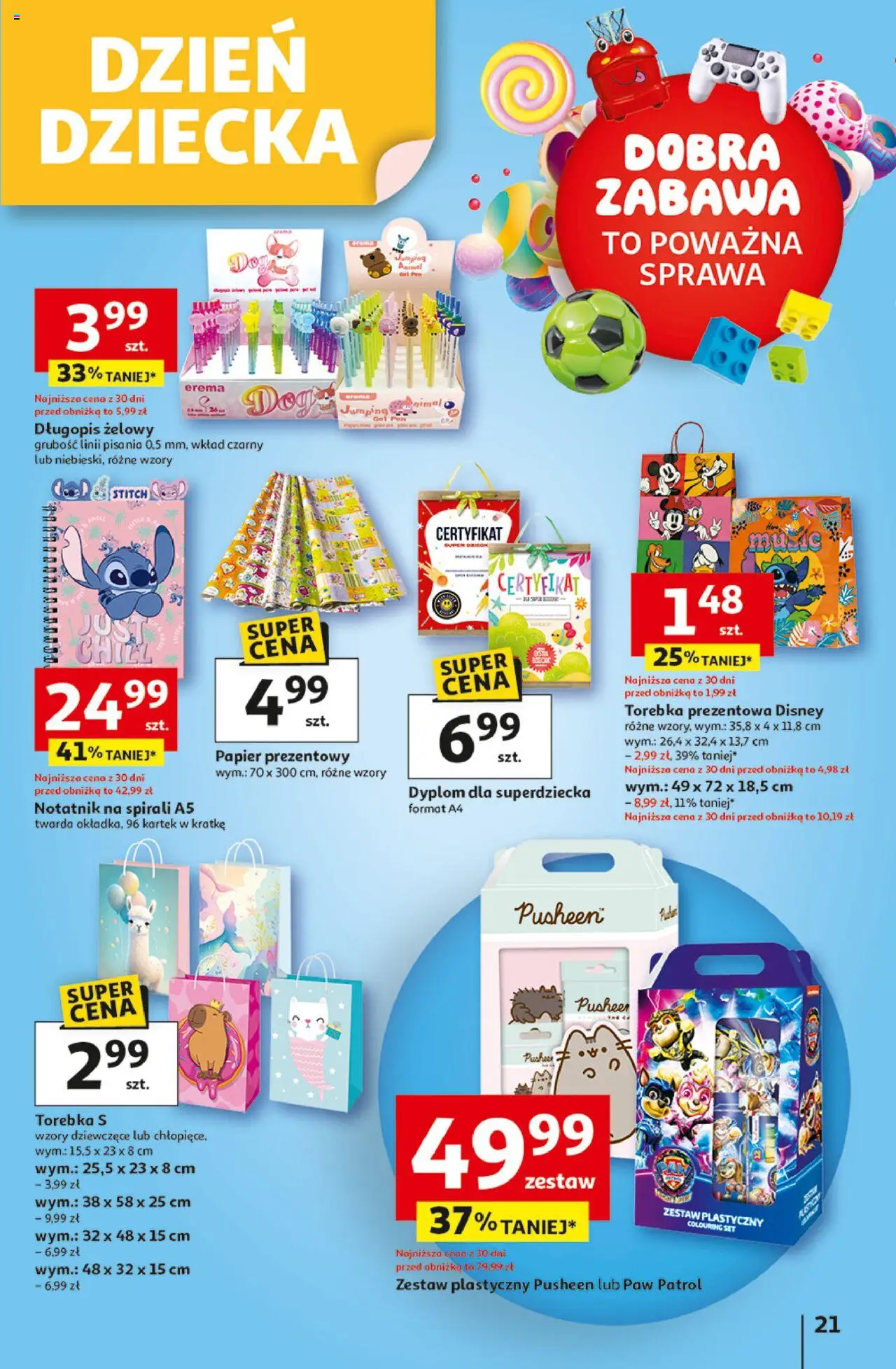 Auchan Uśmiech mamy? Zaplanowany! Hipermarket Gazetka ważna od 22.05.2025 do 28.05.2025 strona 21