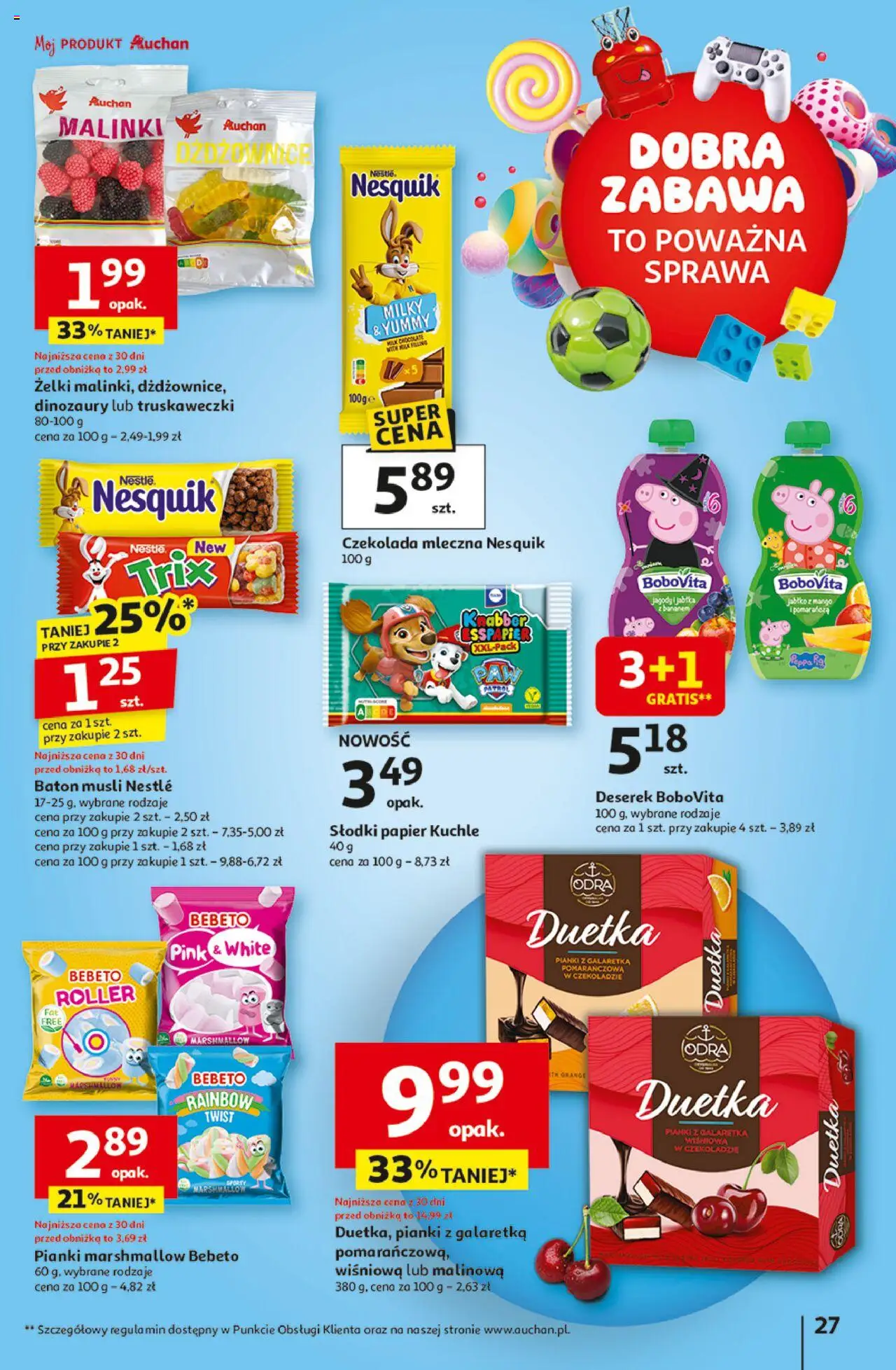 Auchan Uśmiech mamy? Zaplanowany! Hipermarket Gazetka ważna od 22.05.2025 do 28.05.2025 strona 27