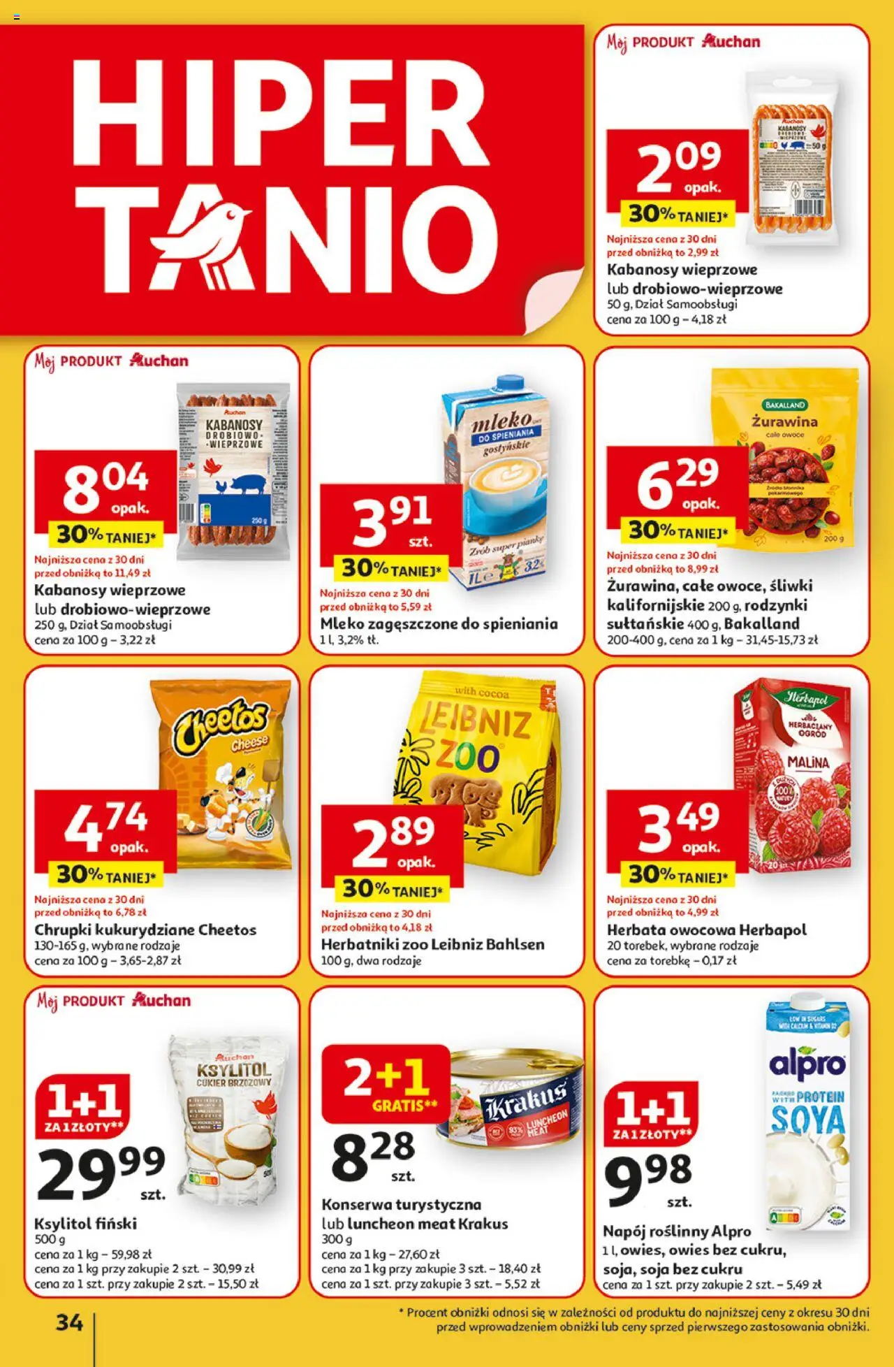 Auchan Uśmiech mamy? Zaplanowany! Hipermarket Gazetka ważna od 22.05.2025 do 28.05.2025 strona 34