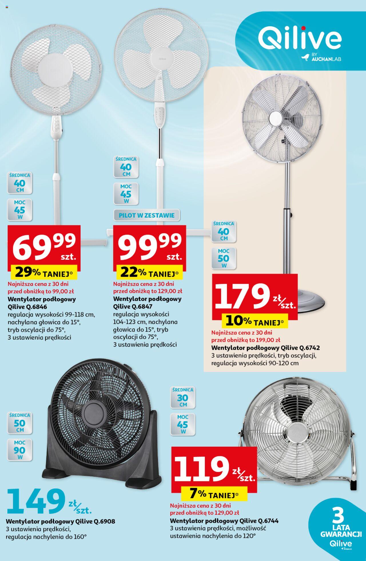 Auchan Wentylatory Hipermarket Gazetka ważna od 04.07.2024 do 17.07.2024 strona 3
