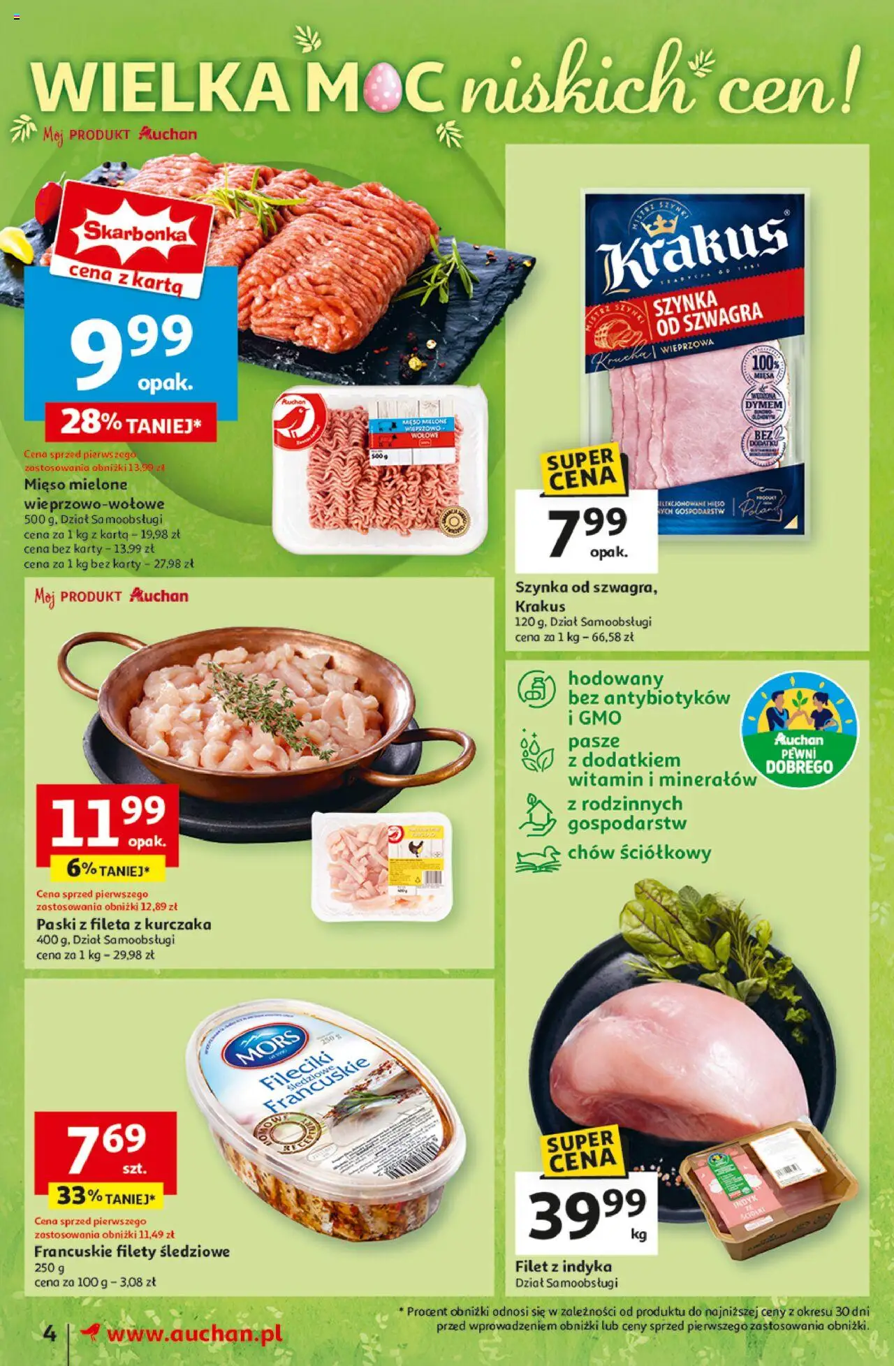 Auchan Wielka Moc Niskich Cen Gazetka ważna od 03.04.2025 do 09.04.2025 strona 6