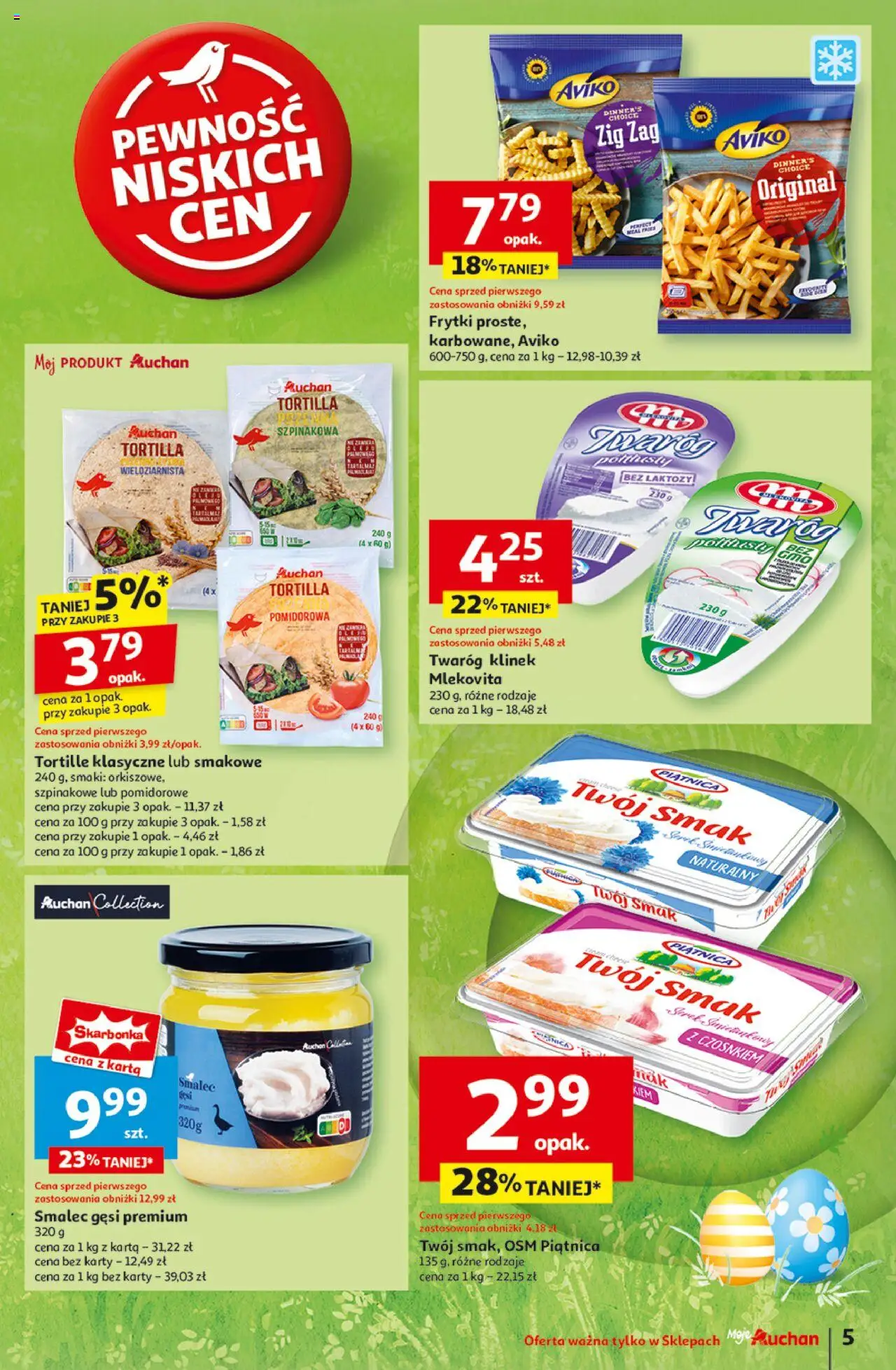 Auchan Wielka Moc Niskich Cen Gazetka ważna od 03.04.2025 do 09.04.2025 strona 7