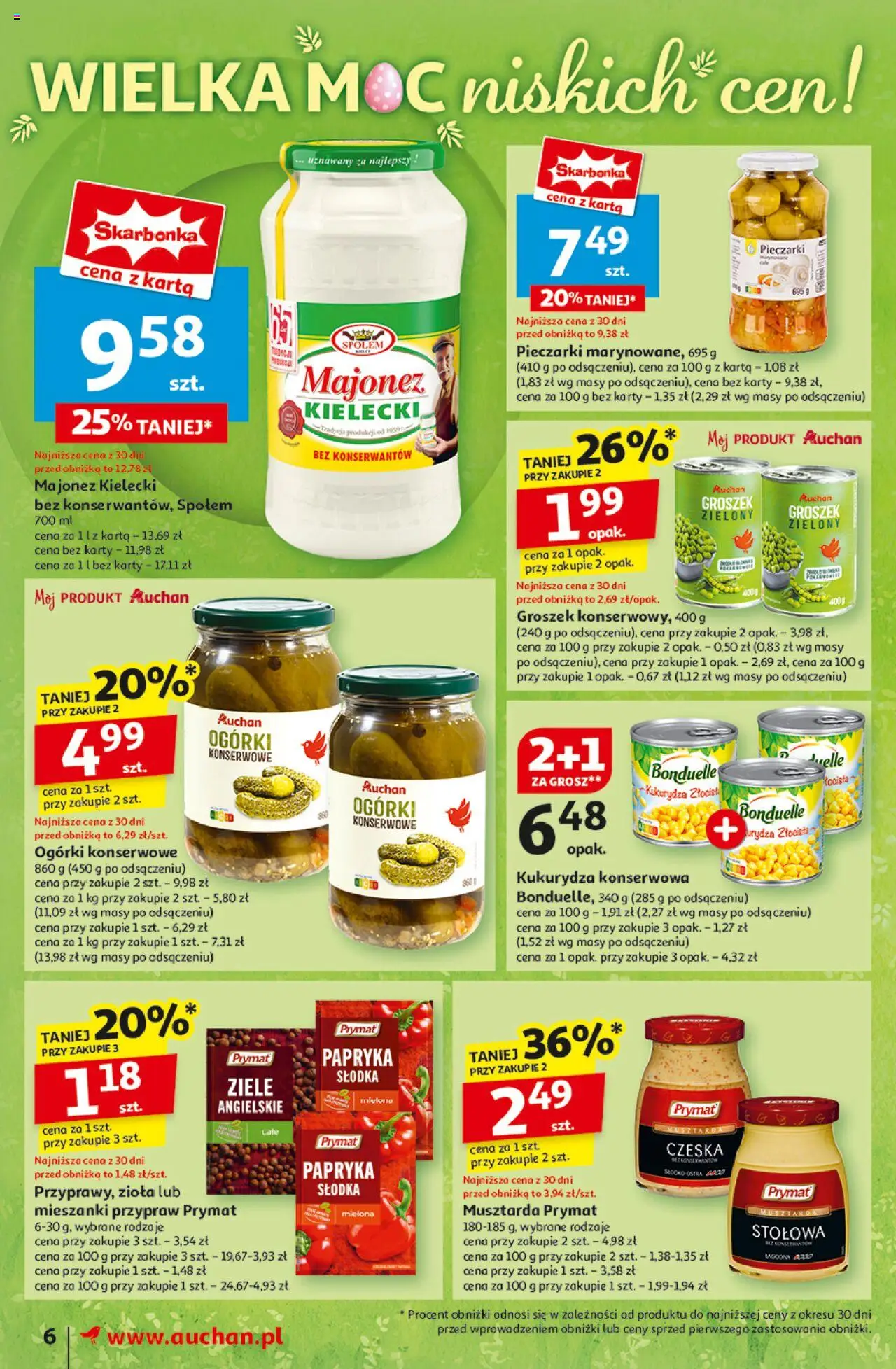 Auchan Wielka Moc Niskich Cen Gazetka ważna od 03.04.2025 do 09.04.2025 strona 8