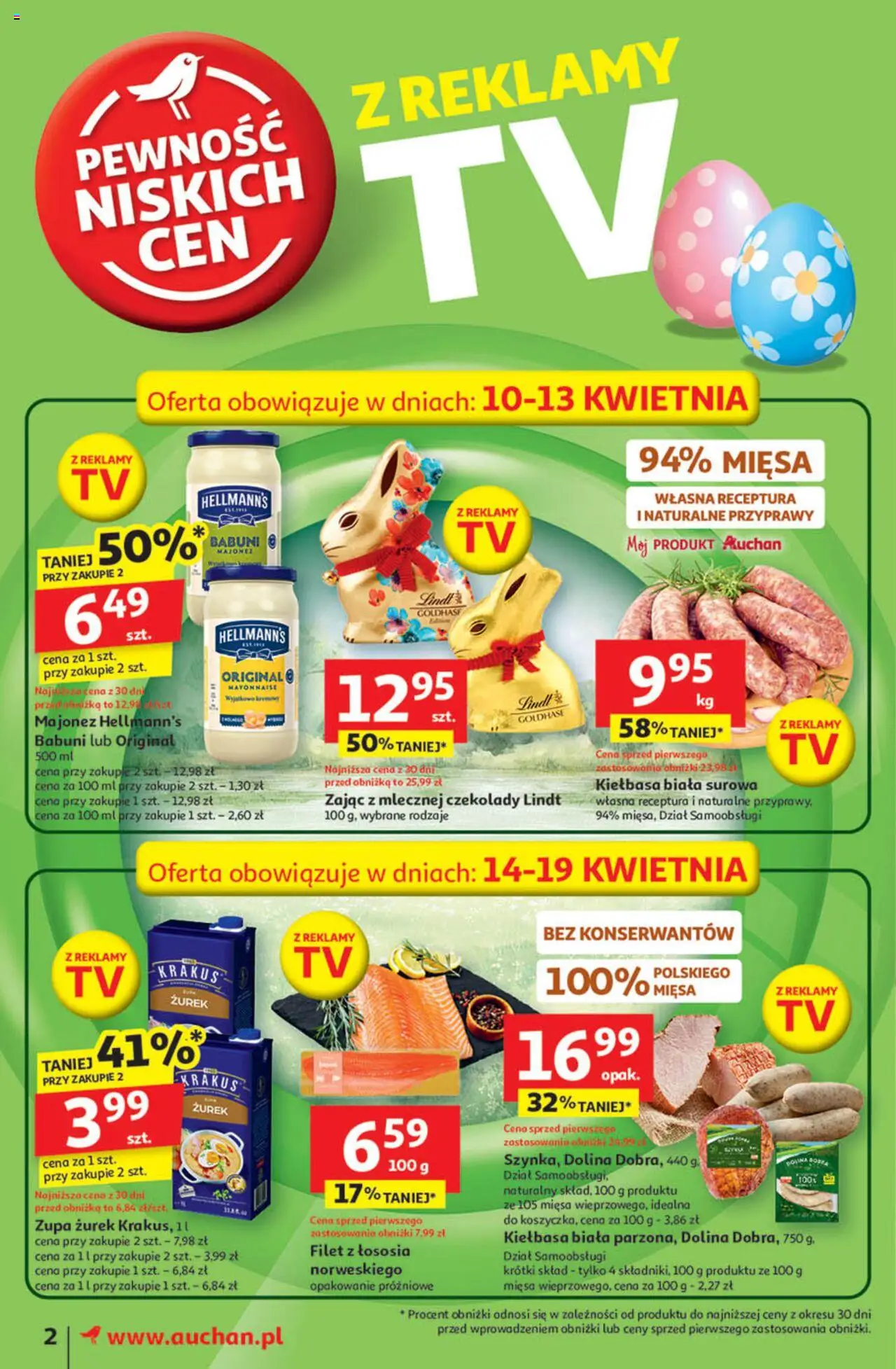 Auchan Wielka Moc Niskich Cen Gazetka ważna od 10.04.2025 do 19.04.2025 strona 2