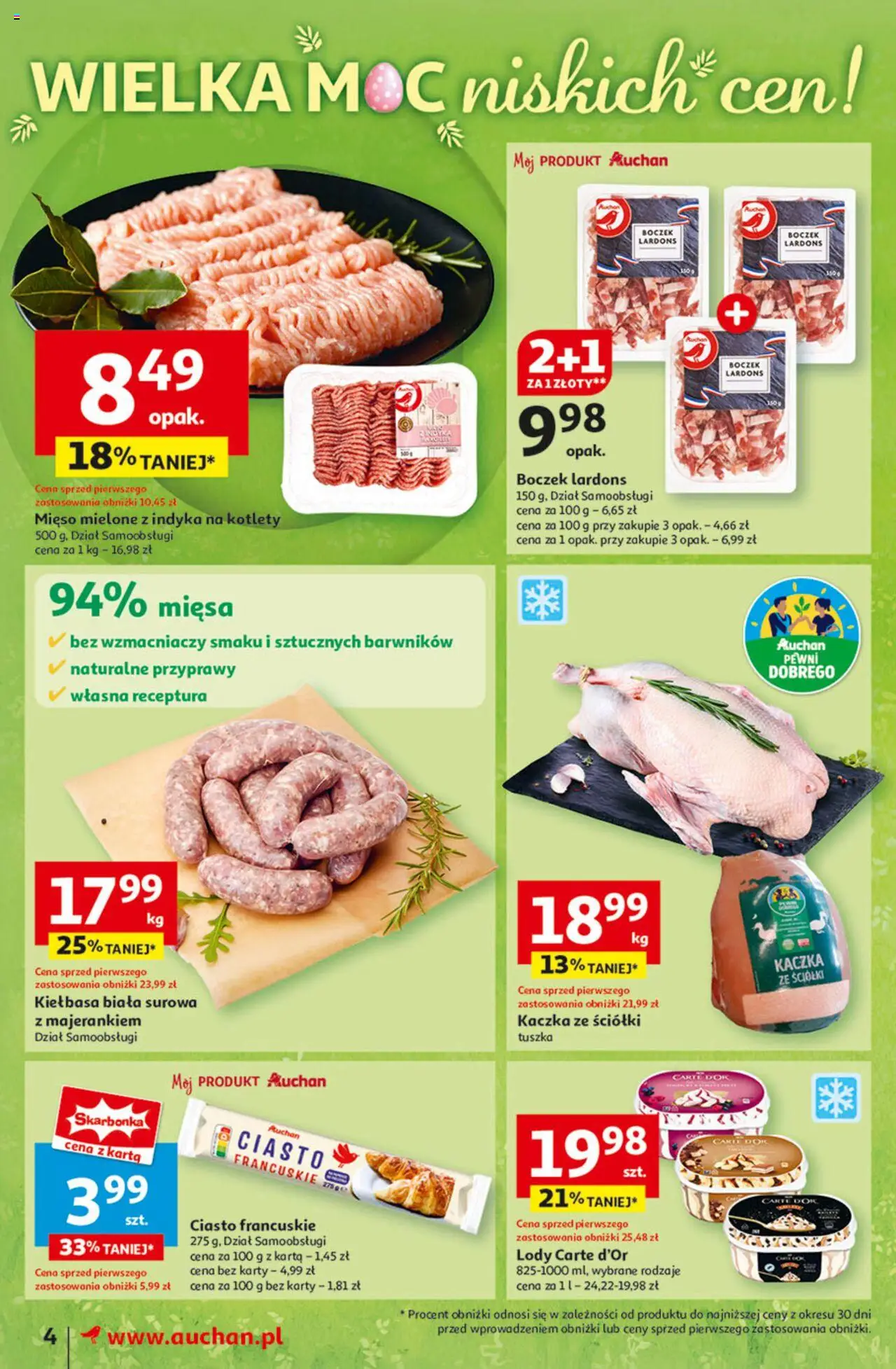 Auchan Wielka Moc Niskich Cen Gazetka ważna od 10.04.2025 do 19.04.2025 strona 6