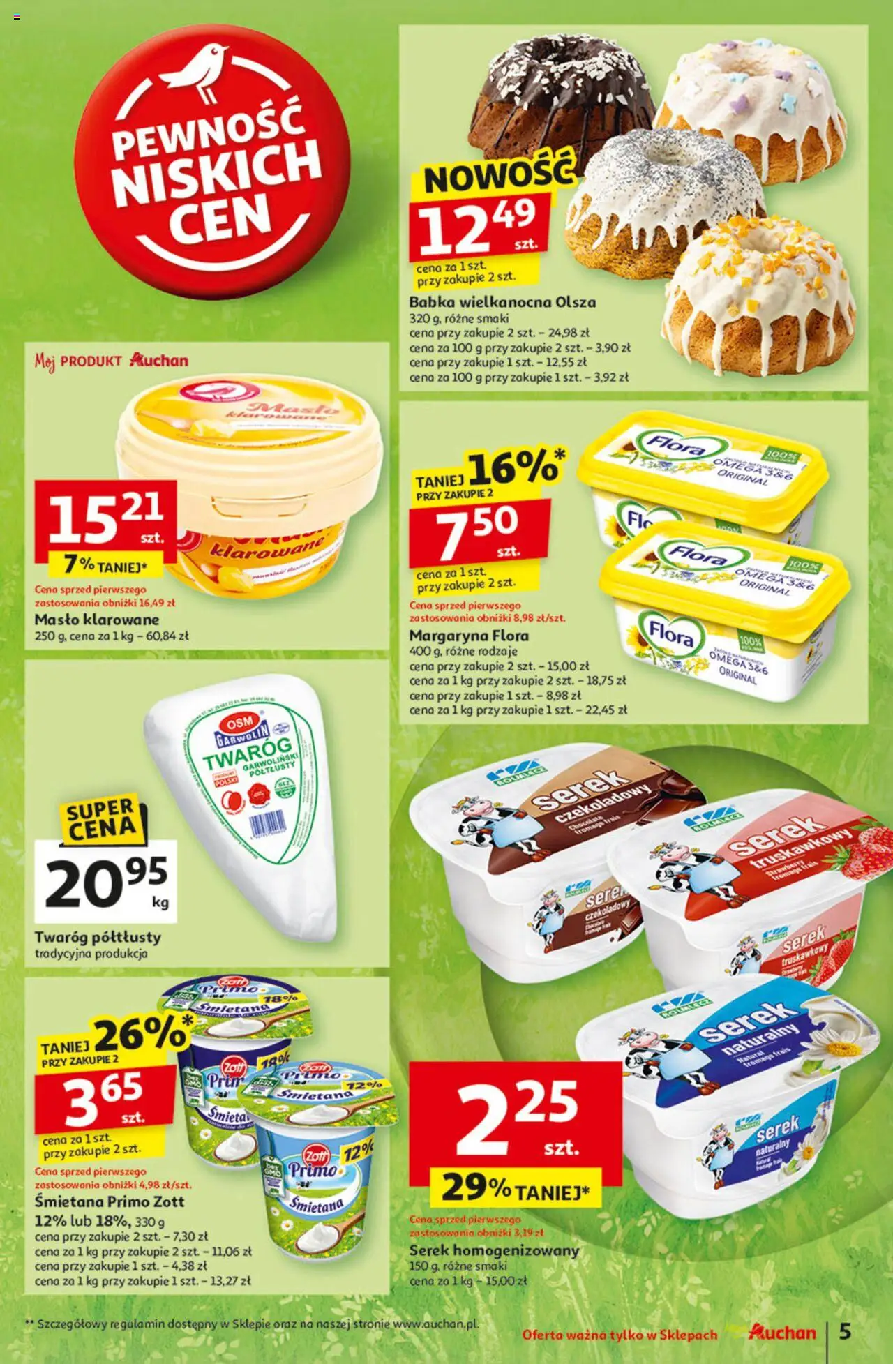 Auchan Wielka Moc Niskich Cen Gazetka ważna od 10.04.2025 do 19.04.2025 strona 7