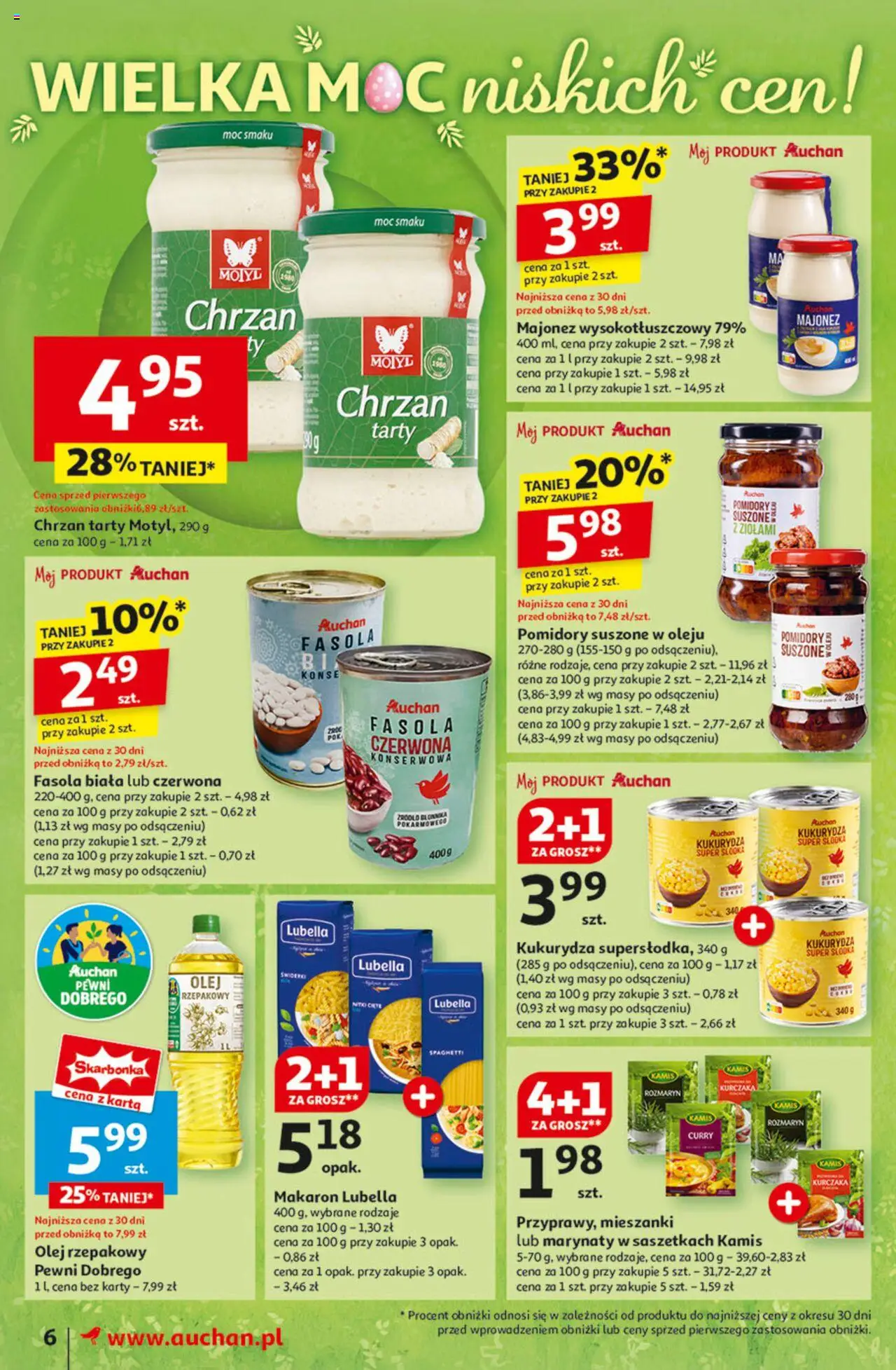 Auchan Wielka Moc Niskich Cen Gazetka ważna od 10.04.2025 do 19.04.2025 strona 8