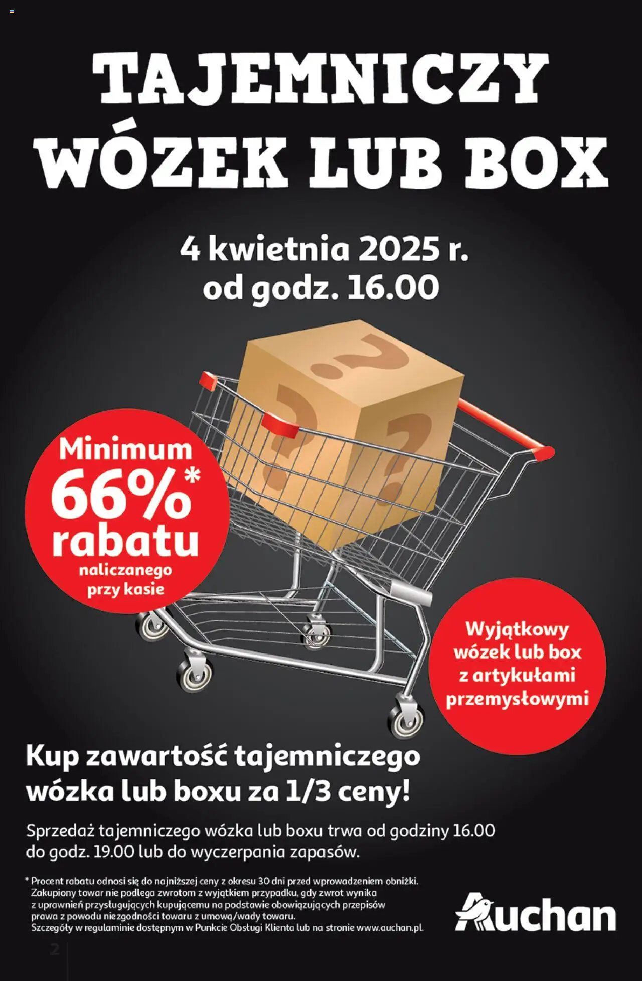 Auchan Wielka Moc Niskich Cen Hipermarket Gazetka ważna od 03.04.2025 do 09.04.2025 strona 2