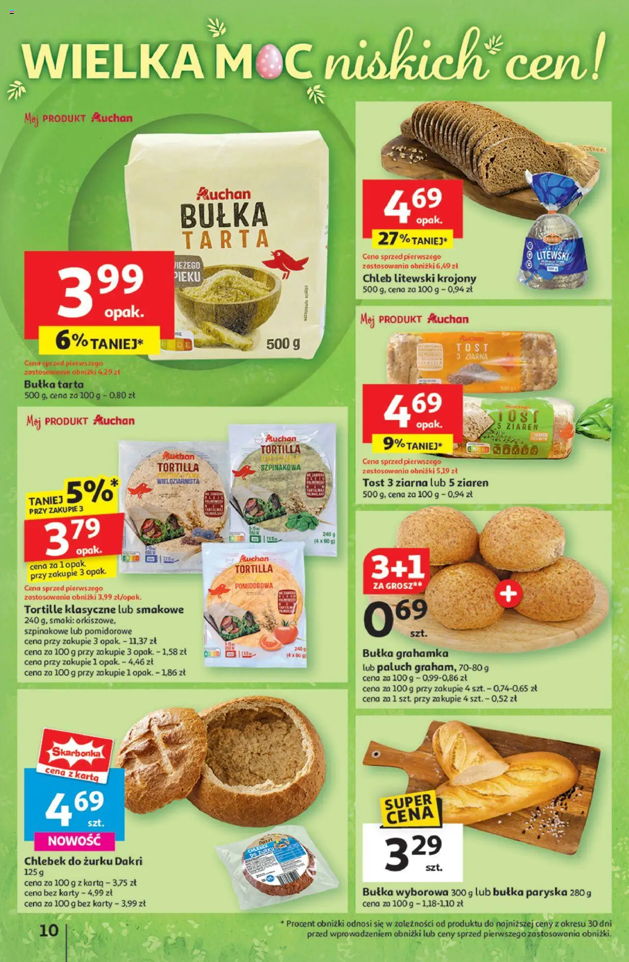 Auchan Wielka Moc Niskich Cen Hipermarket Gazetka ważna od 03.04.2025 do 09.04.2025 strona 12