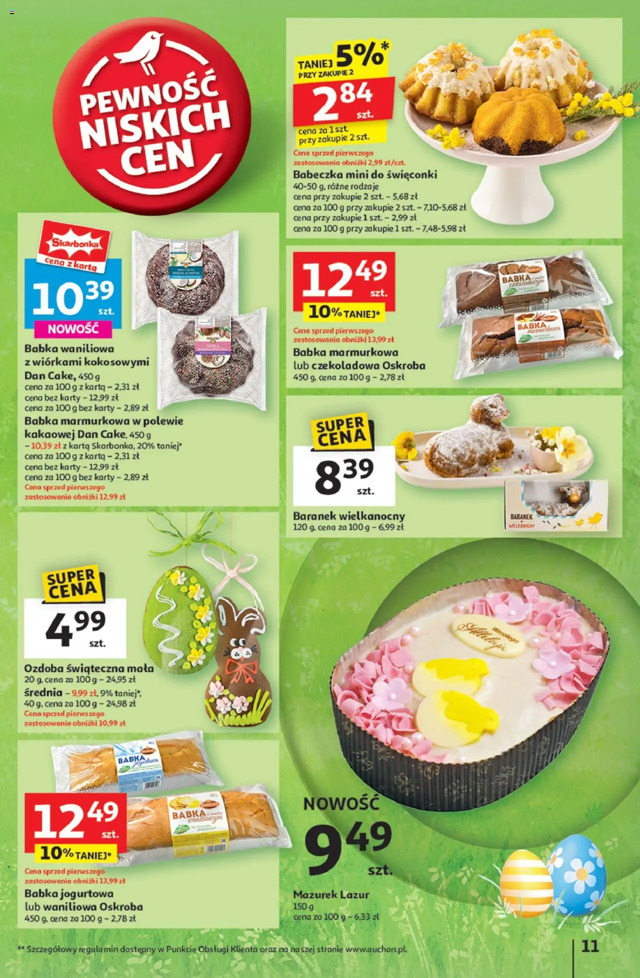 Auchan Wielka Moc Niskich Cen Hipermarket Gazetka ważna od 03.04.2025 do 09.04.2025 strona 13