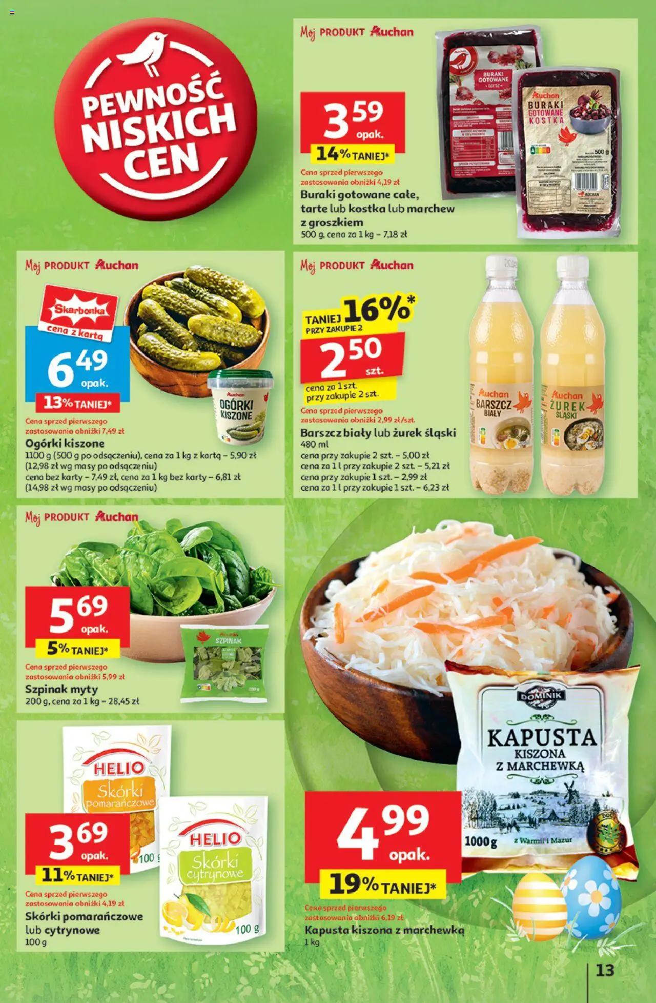 Auchan Wielka Moc Niskich Cen Hipermarket Gazetka ważna od 03.04.2025 do 09.04.2025 strona 15