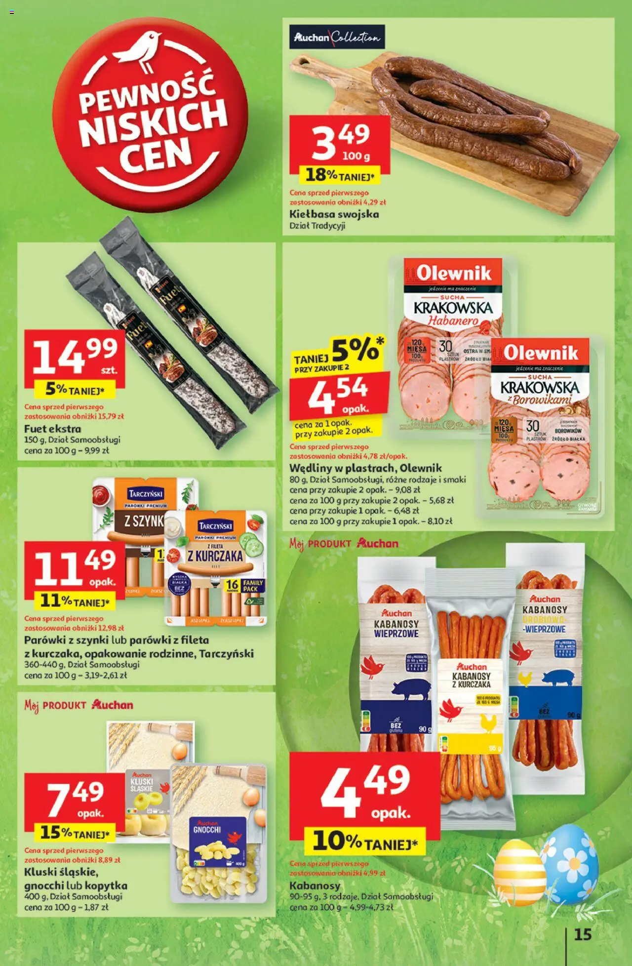 Auchan Wielka Moc Niskich Cen Hipermarket Gazetka ważna od 03.04.2025 do 09.04.2025 strona 17