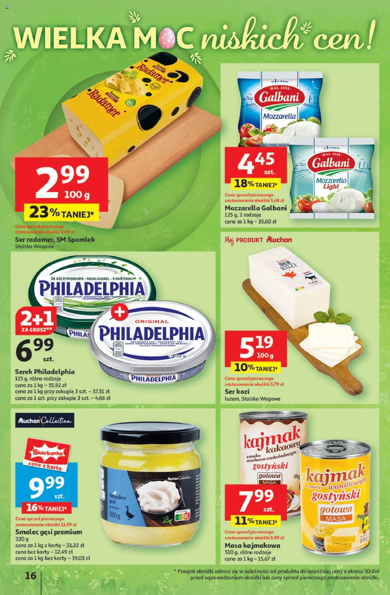 Auchan Wielka Moc Niskich Cen Hipermarket Gazetka ważna od 03.04.2025 do 09.04.2025 strona 18