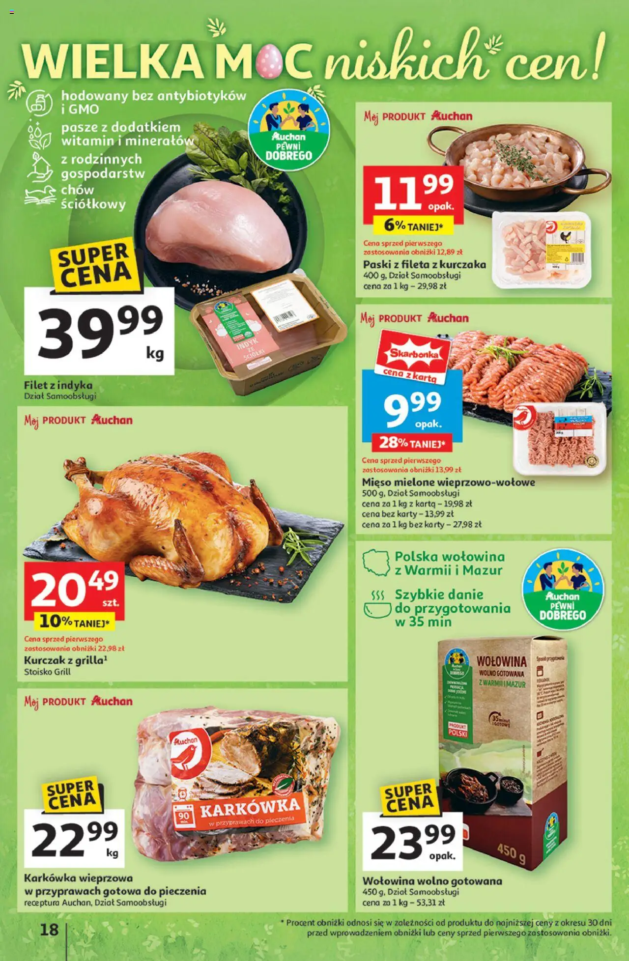 Auchan Wielka Moc Niskich Cen Hipermarket Gazetka ważna od 03.04.2025 do 09.04.2025 strona 20