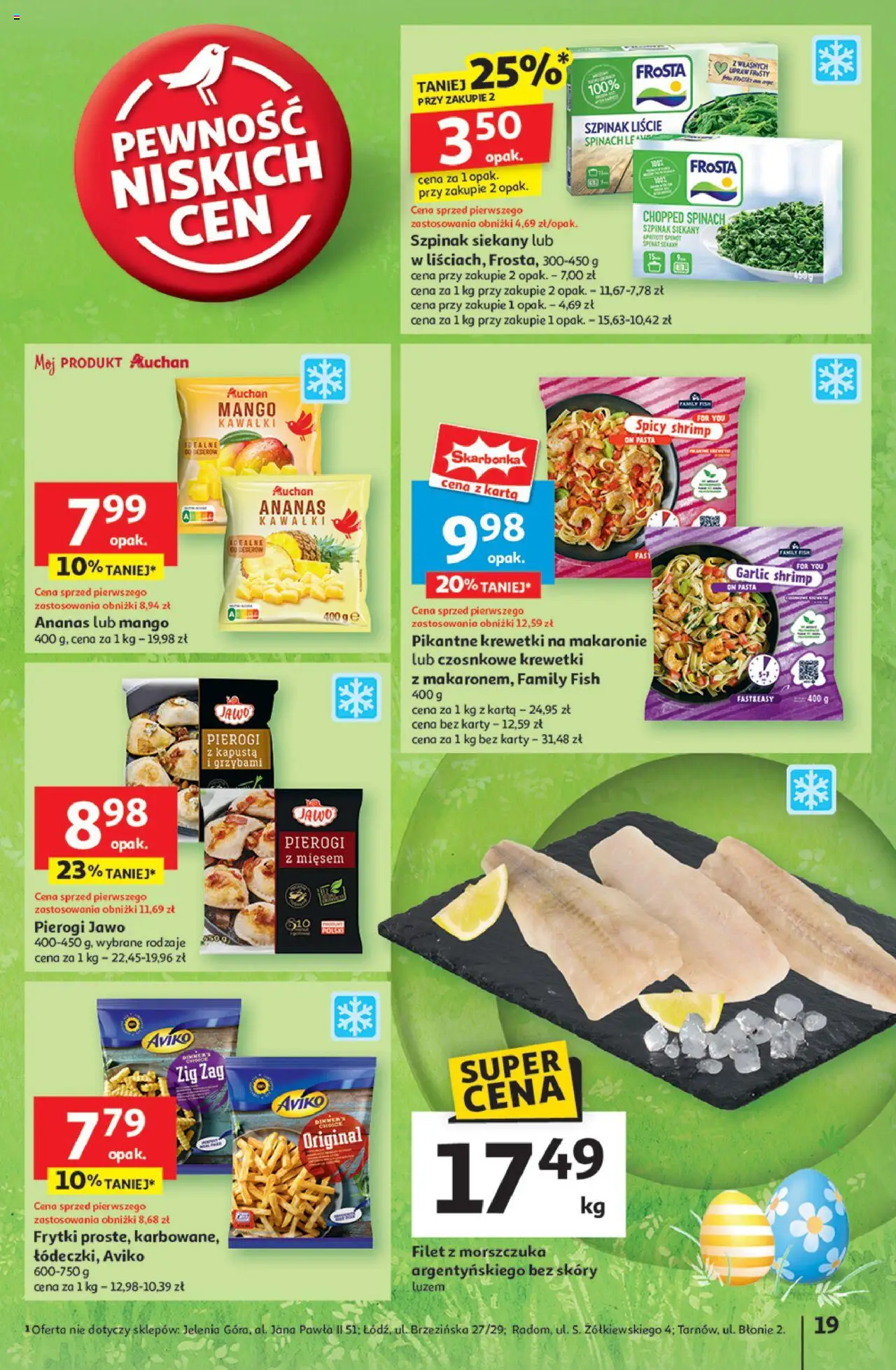 Auchan Wielka Moc Niskich Cen Hipermarket Gazetka ważna od 03.04.2025 do 09.04.2025 strona 21
